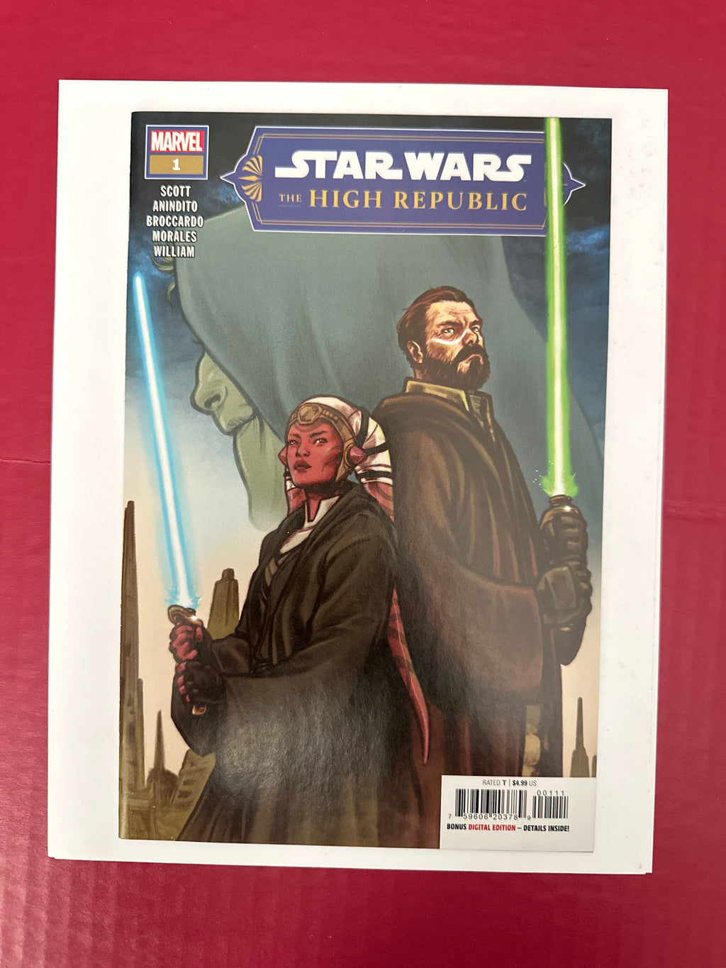 Star Wars: The High Republic, Vol. 2 #1A (Marvel Comics 2022) 1st app. Matthea Cathley, 1st app. Tey Sirrek, 1st app. Vildar Mac by Ugly Monkey Comics