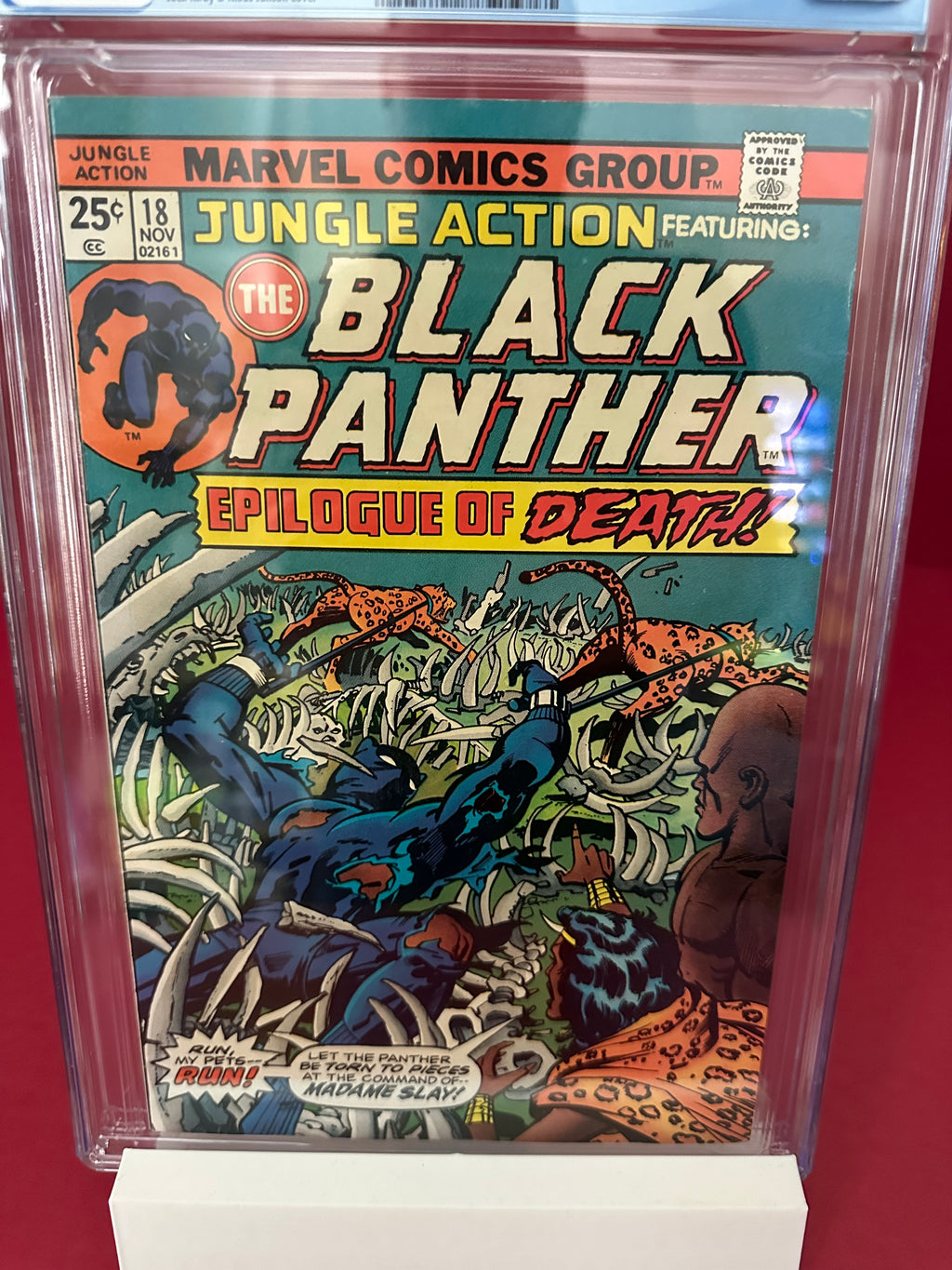 Jungle Action #18 (1975) CGC 8.0 (VF) Key 1st Appearance by Ugly Monkey Comics
