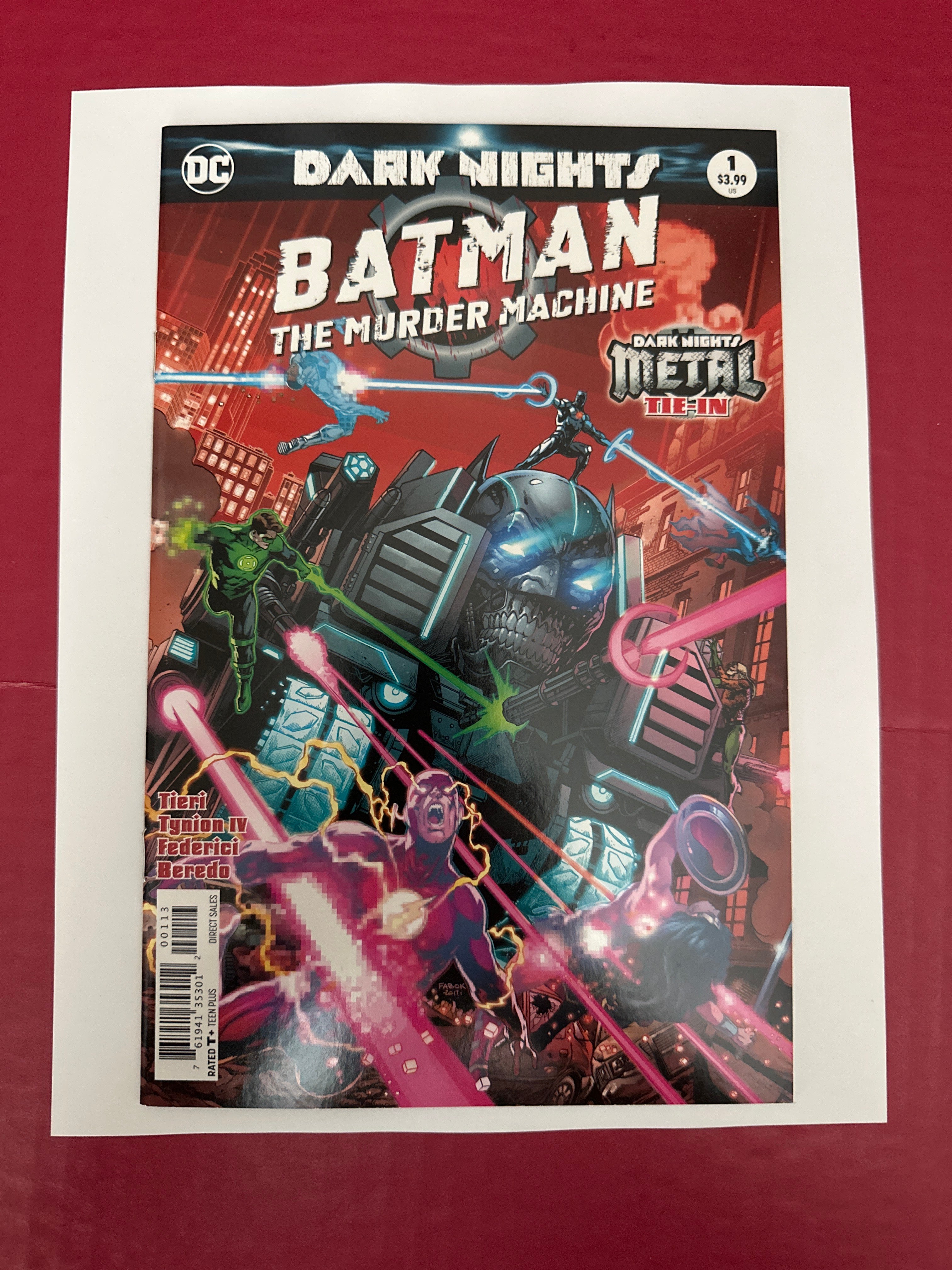 Batman: The Murder Machine #1 (DC Comics 2018) 1st full appearance | Origin by Ugly Monkey Comics