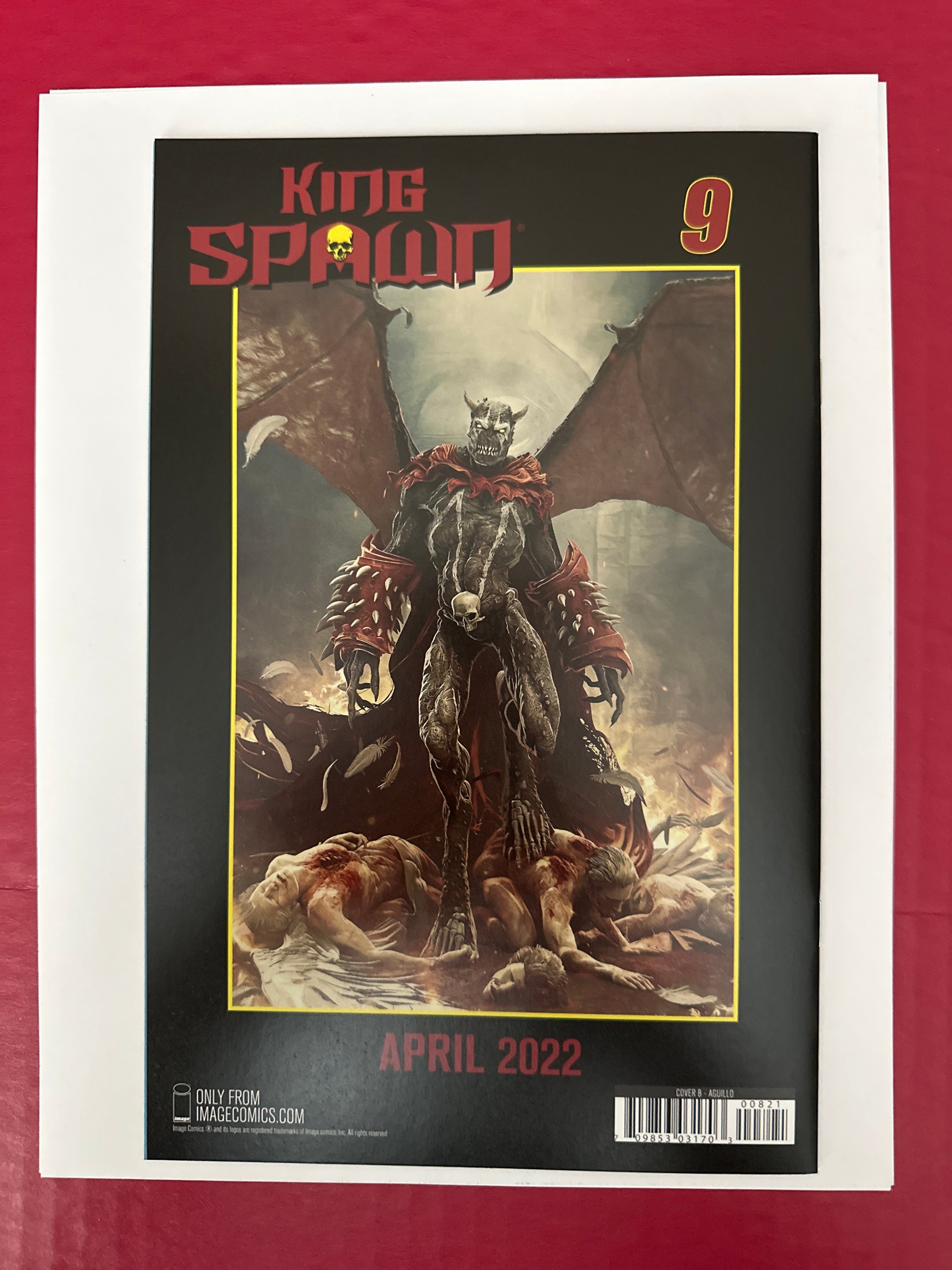 King Spawn #8B (2022) 1st app. The King Slayer (Simon), 1st full app. Black Azrael by Ugly Monkey Comics