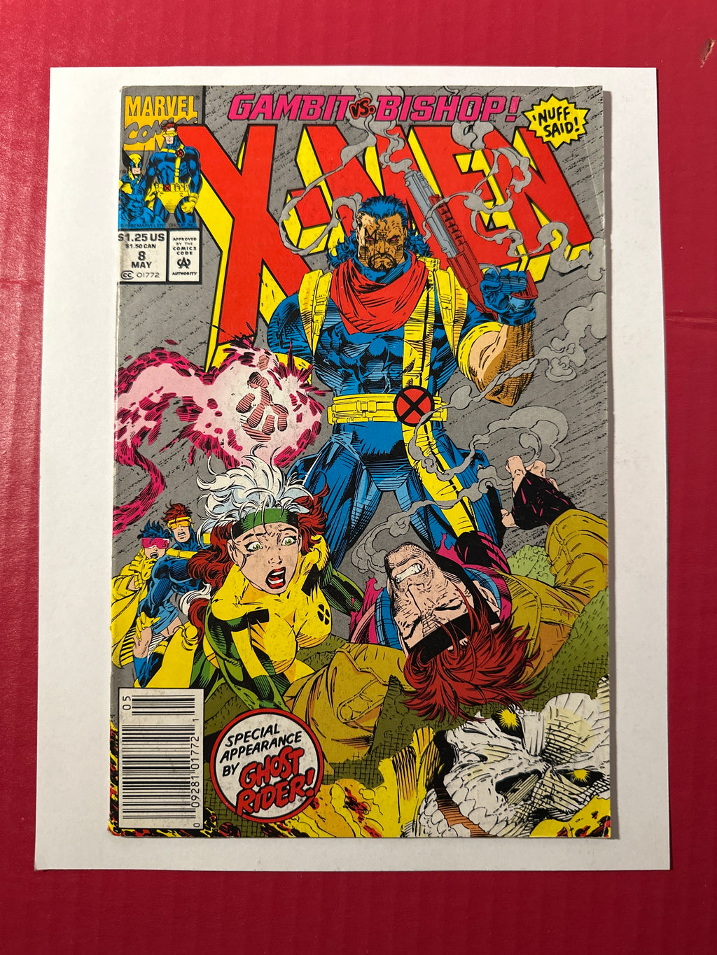 X-Men, Vol. 1 #8B (Marvel Comics 1992) Newsstand 1st app. Bella Donna Boudreaux by Ugly Monkey Comics