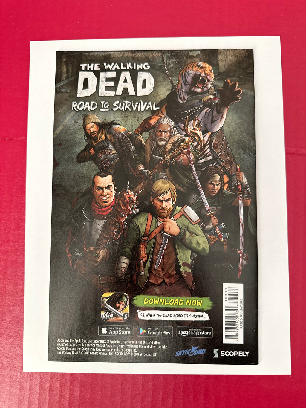 The Walking Dead #183 (Image Comics 2018) Charlie Adlard & Dave Stewart Cover by Ugly Monkey Comics