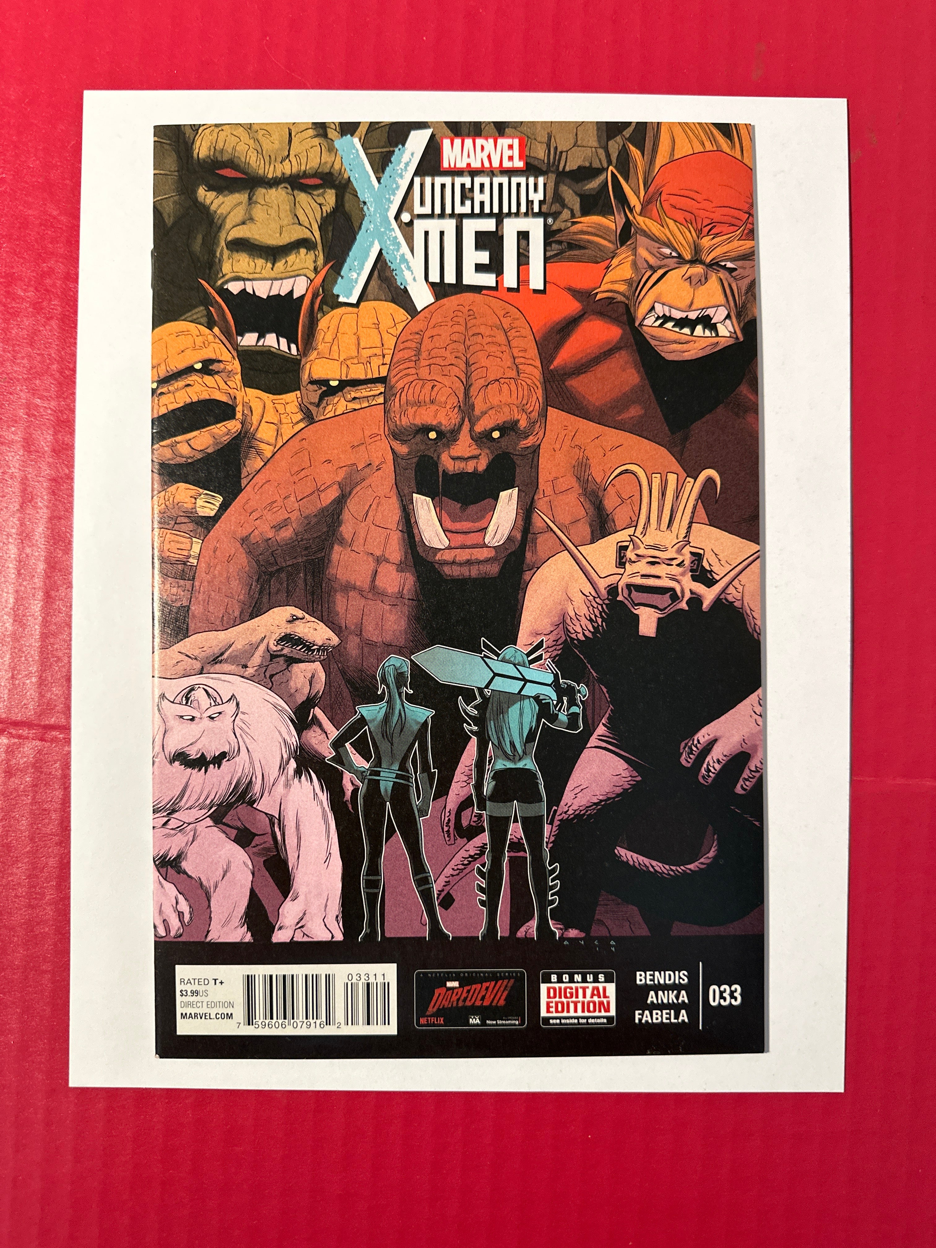 Uncanny X-Men, Vol. 3 #33 (Marvel Comics 2015) Regular Kris Anka Cover by Ugly Monkey Comics