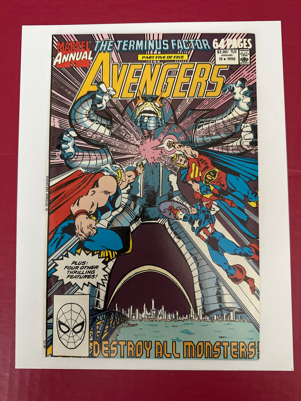 The Avengers, Vol. 1 Annual #19A (Marvel Comics 1990) Direct Edition by Ugly Monkey Comics