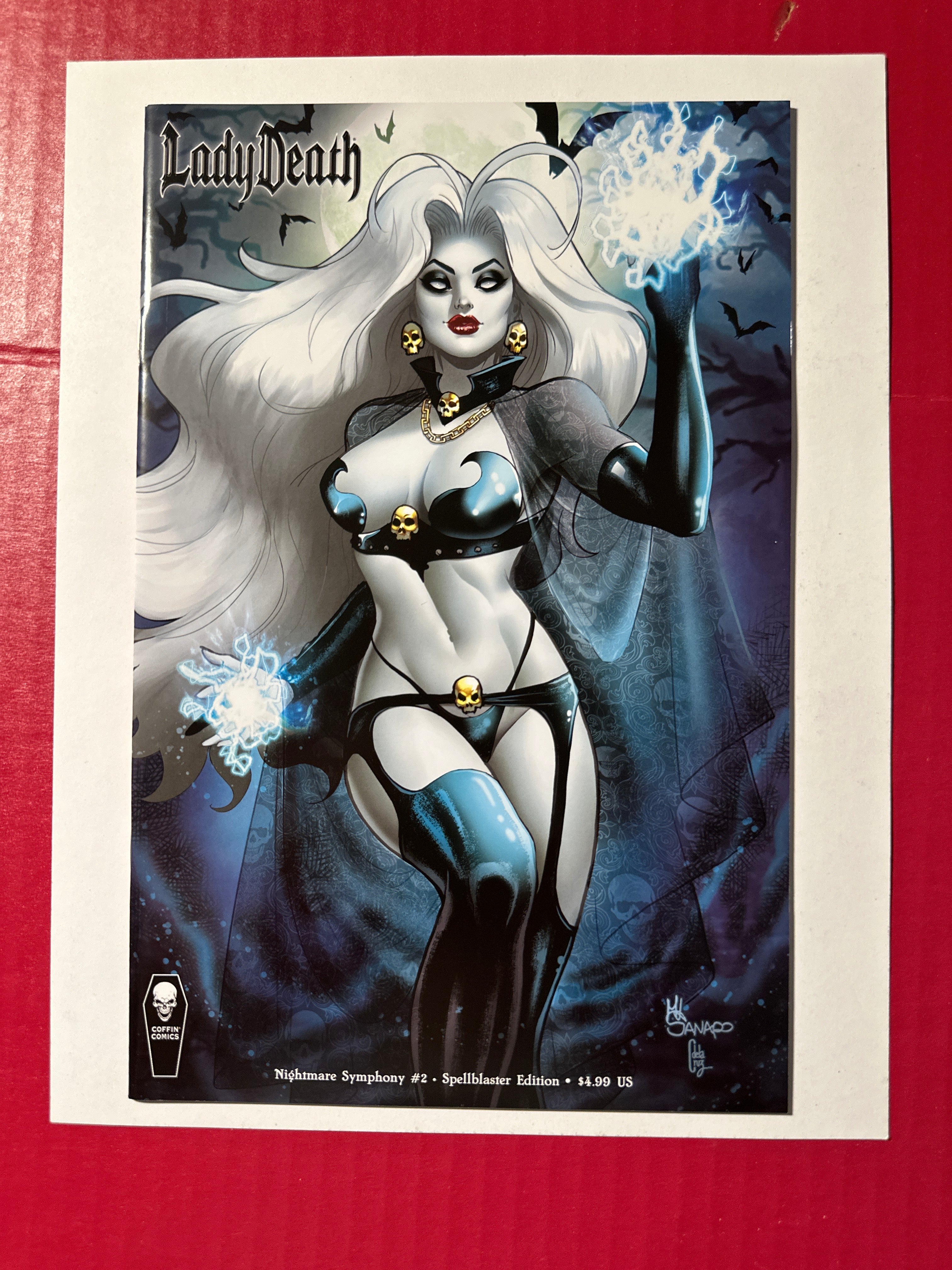 Lady Death: Nightmare Symphony #2B (Coffin Comics 2020) Spellblaster Var Cover by Ugly Monkey Comics