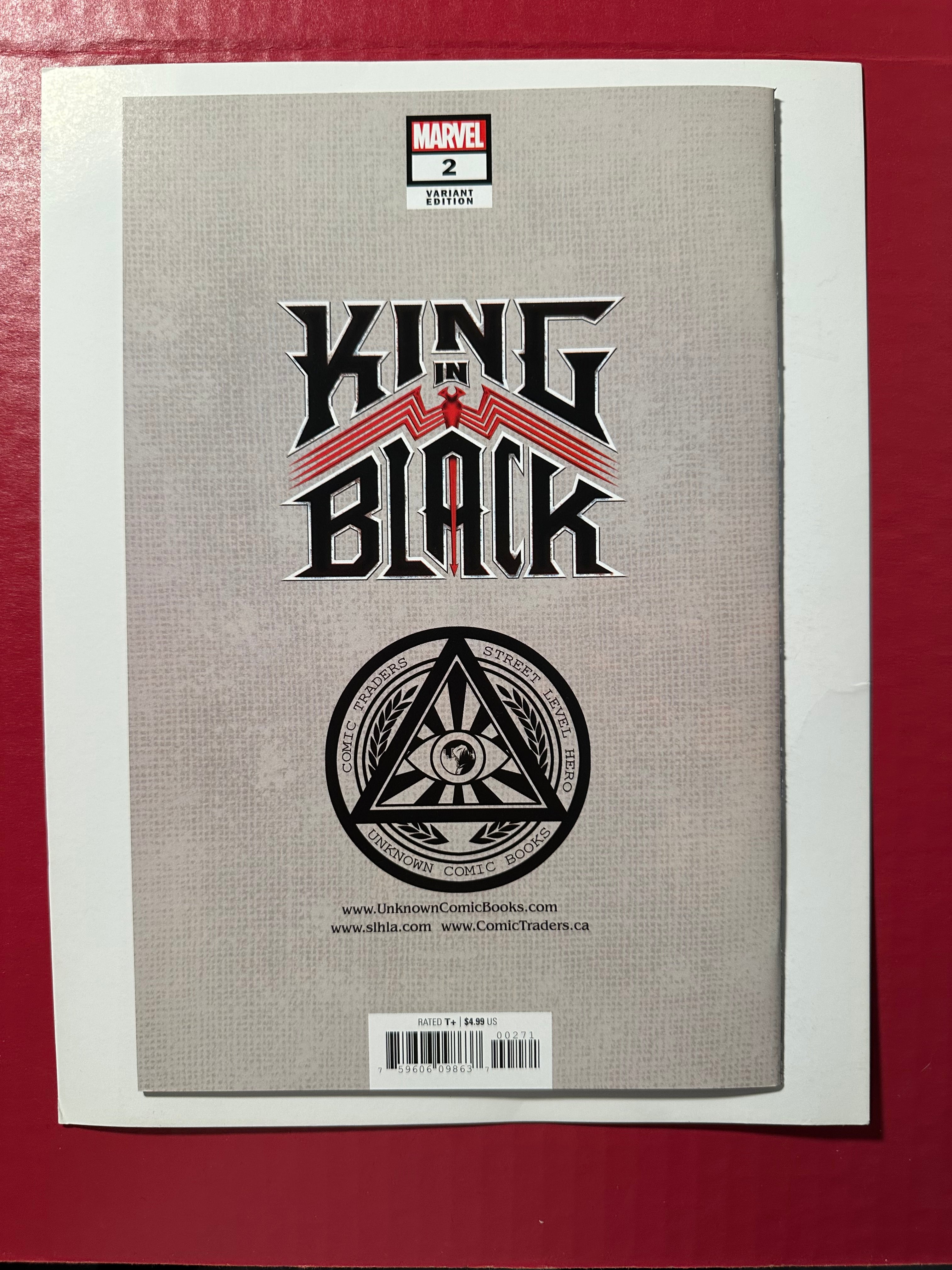 King in Black #1 (2021) KEY Unknown Comics Kirkham Variant Signed by Tyler Kirham by Ugly Monkey Comics