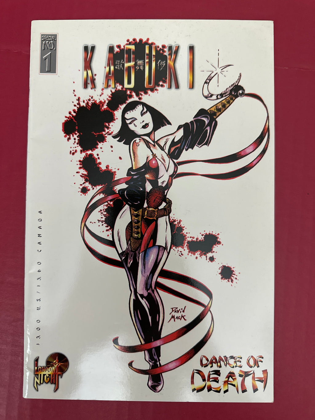 Kabuki: Dance of Death #1 (London Night Studios 1995) by Ugly Monkey Comics