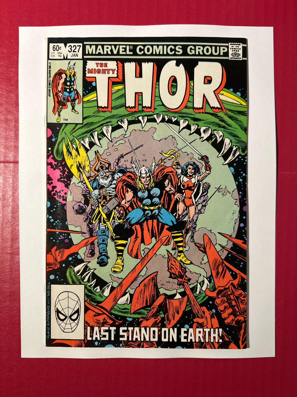 Thor, Vol. 1 #327 (Marvel Comics 1982) Direct Edition by Ugly Monkey Comics