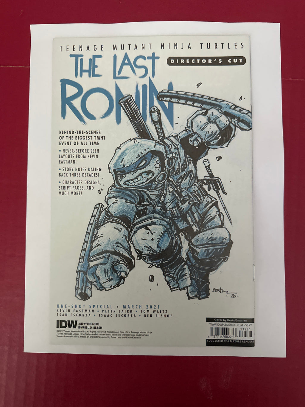 Teenage Mutant Ninja Turtles, Vol. 5 #115B (IDW Publishing 2021) by Ugly Monkey Comics