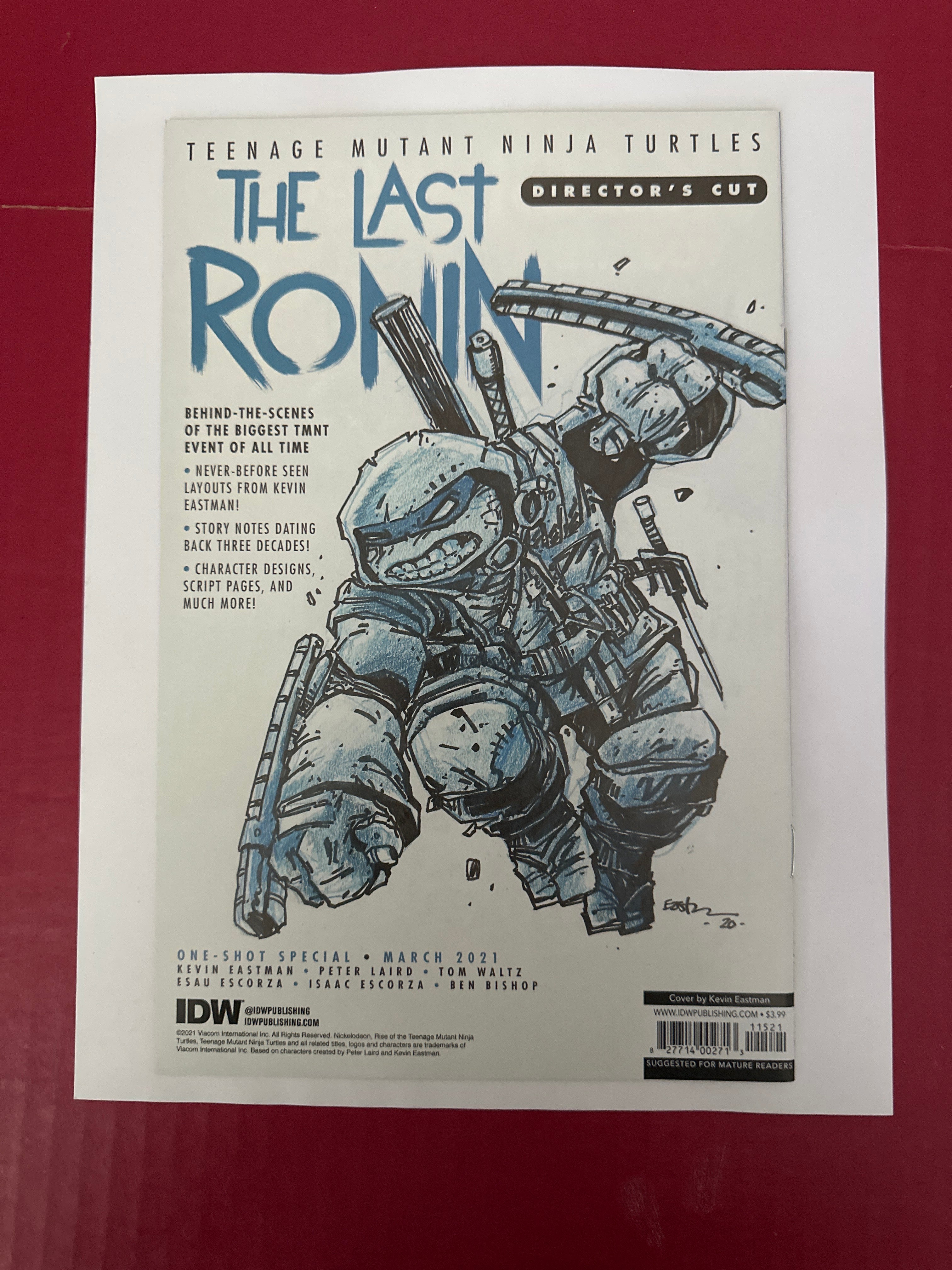 Teenage Mutant Ninja Turtles, Vol. 5 #115B (IDW Publishing 2021) by Ugly Monkey Comics