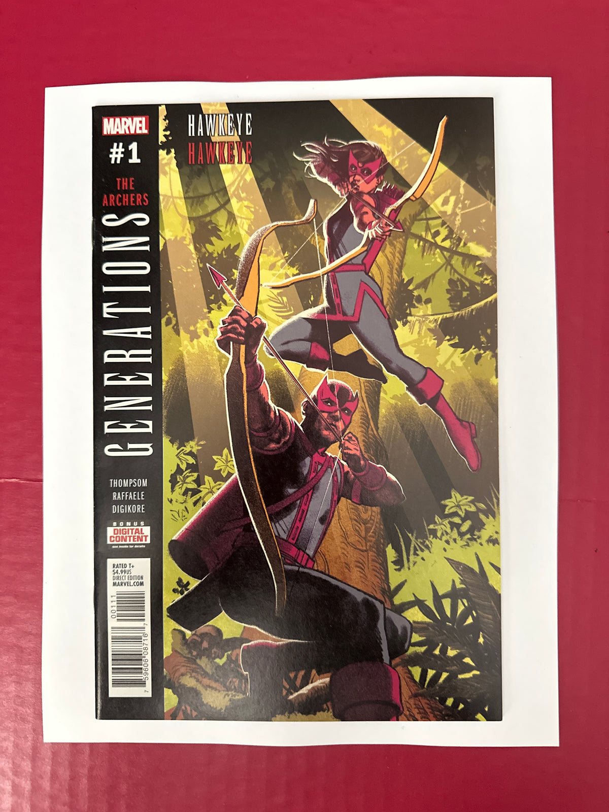 Generations: Hawkeye & Hawkeye #1A (Marvel Comics 2017) by Ugly Monkey Comics