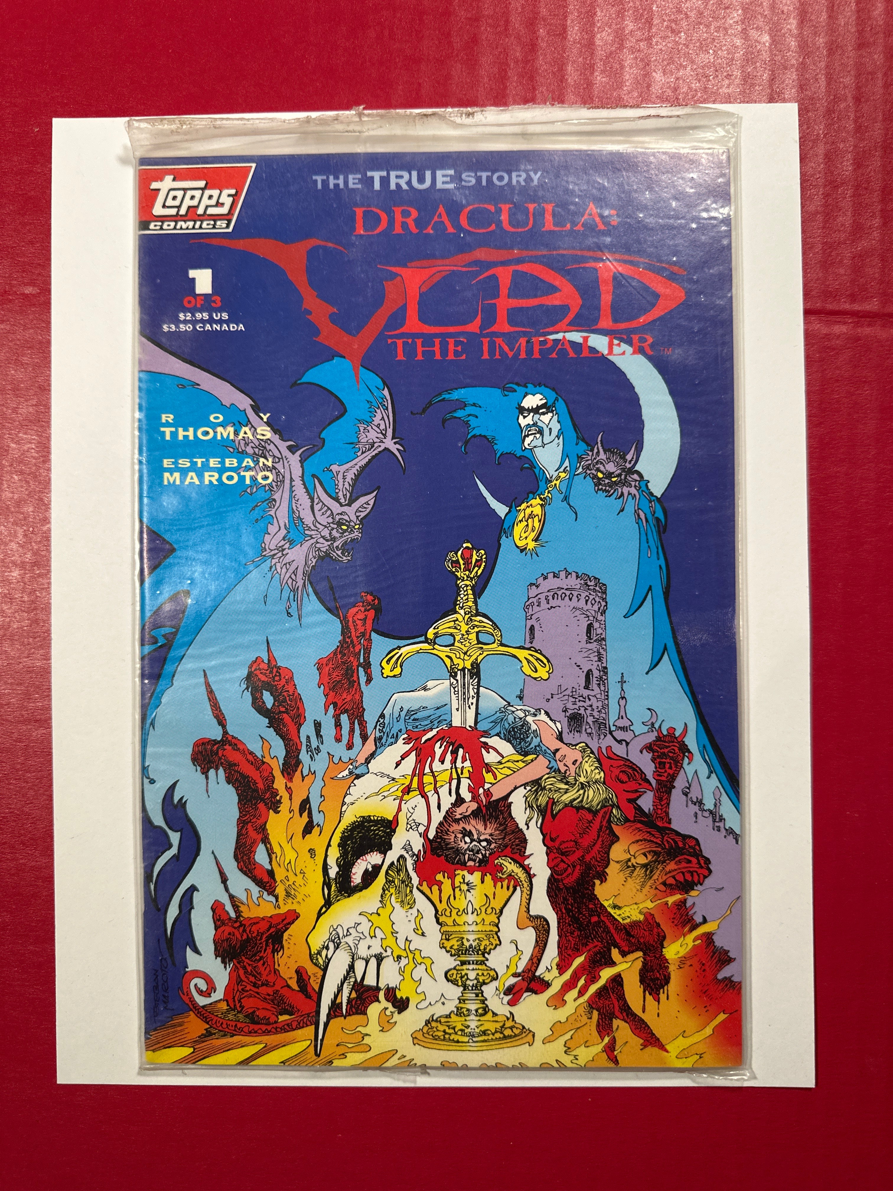 Dracula: Vlad the Impaler #1 (Topps Comics 1993) by Ugly Monkey Comics
