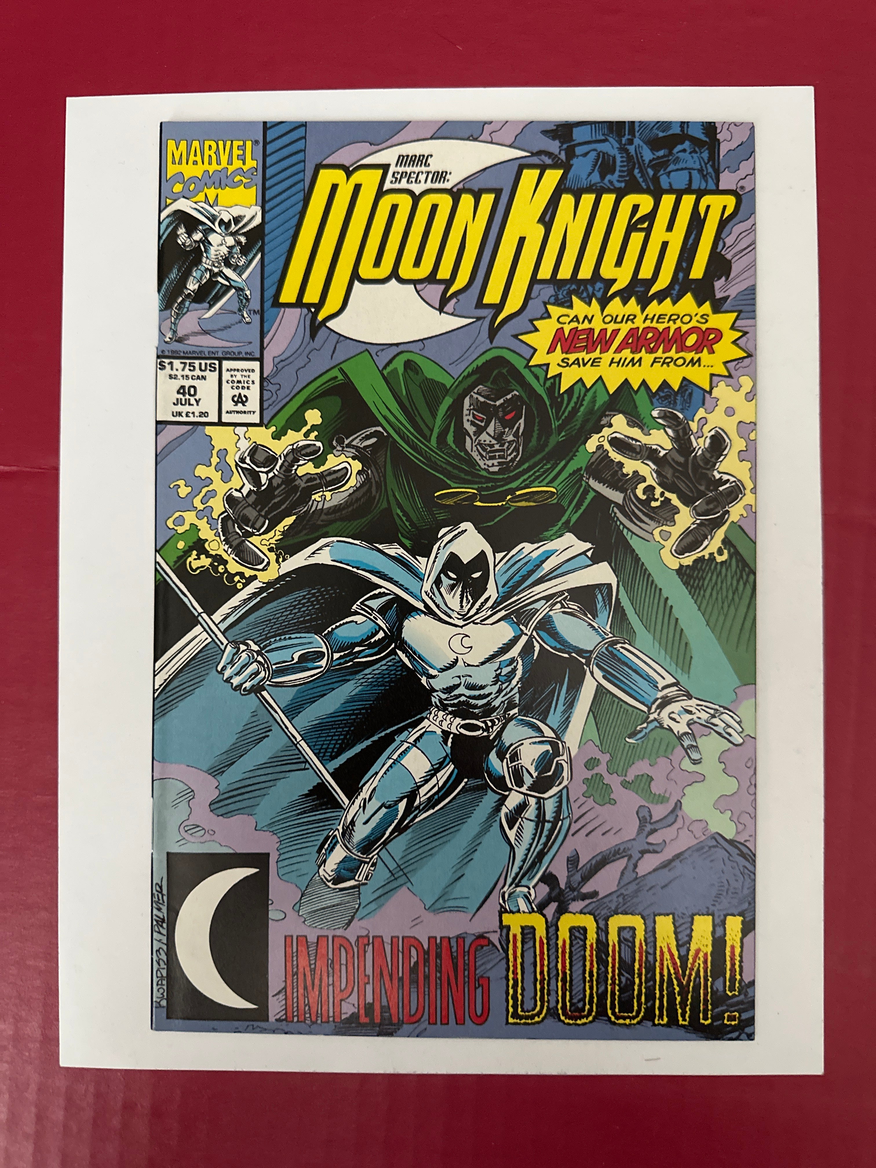 Marc Spector: Moon Knight #40A (Marvel Comics 1992) by Ugly Monkey Comics