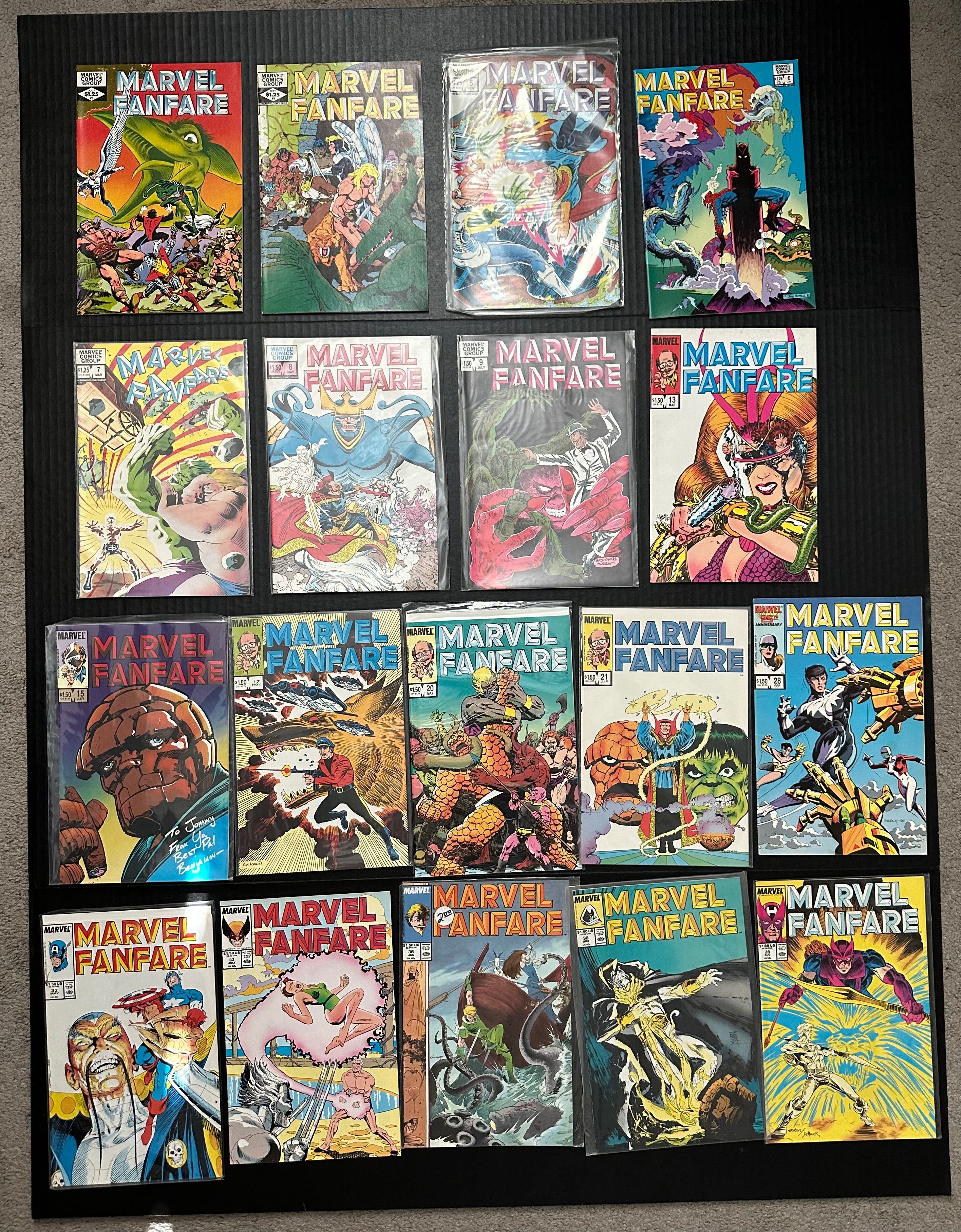 MARVEL FANFARE, Marvel Comics - 18 Issue Lot Includes Keys by Ugly Monkey Comics