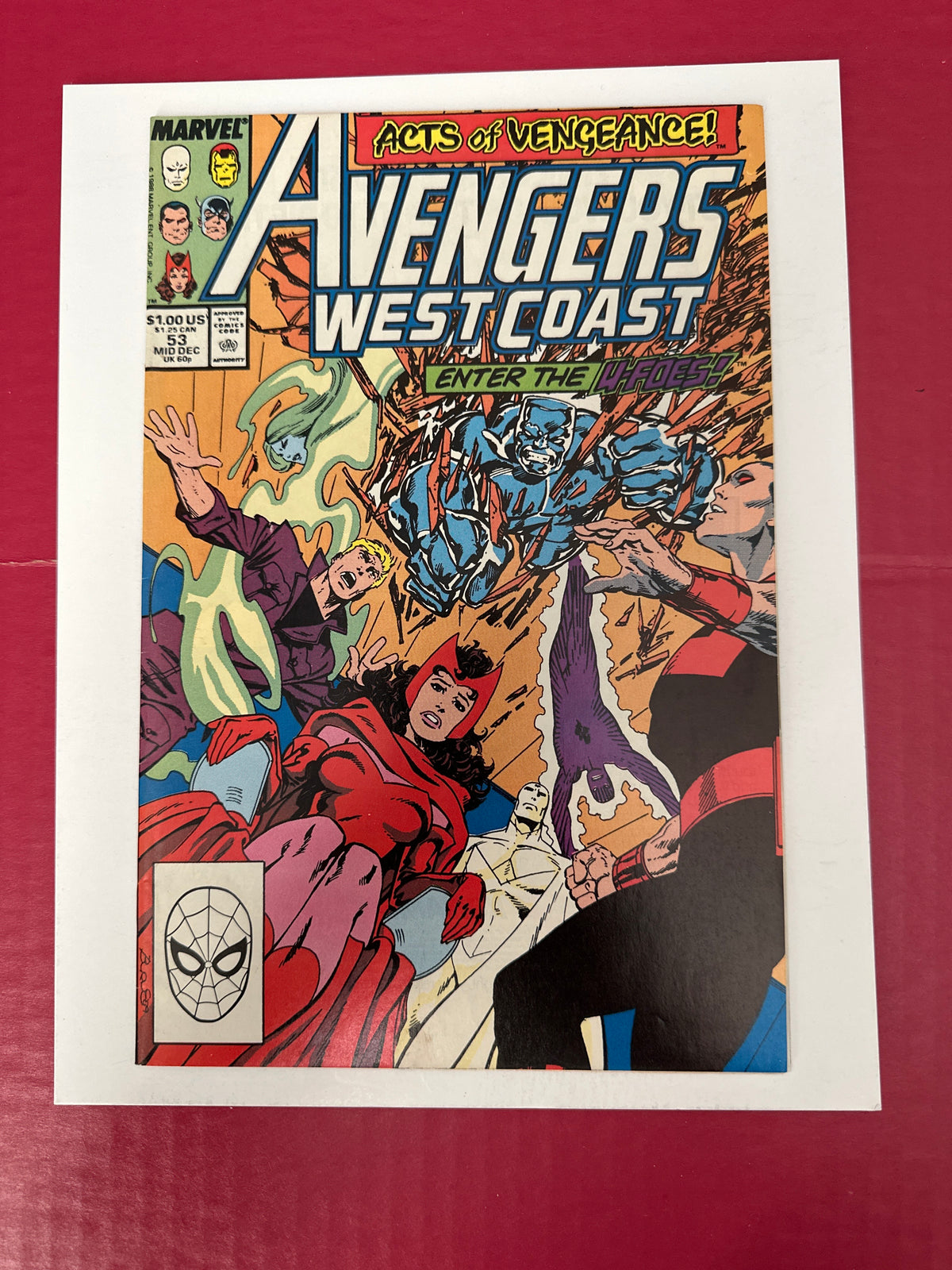 The West Coast Avengers, Vol. 2 #53A (Marvel Comics 1989) Direct Edition by Ugly Monkey Comics