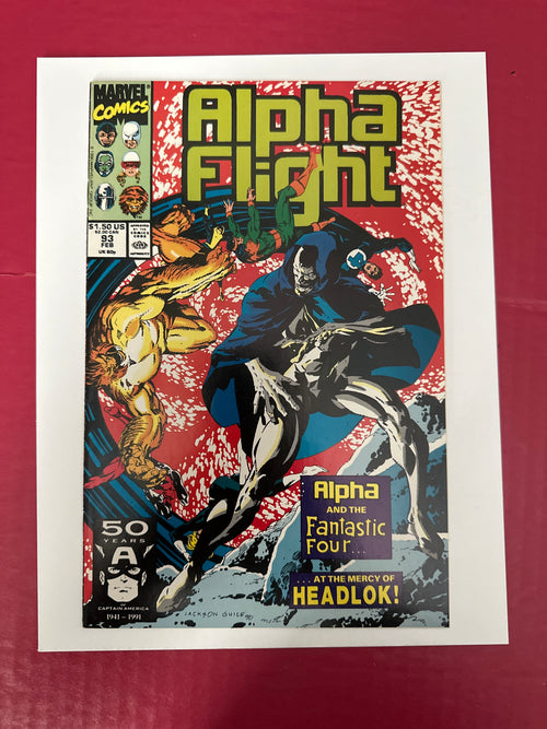 Alpha Flight, Vol. 1 #93A (Marvel Comics 1990) by Ugly Monkey Comics