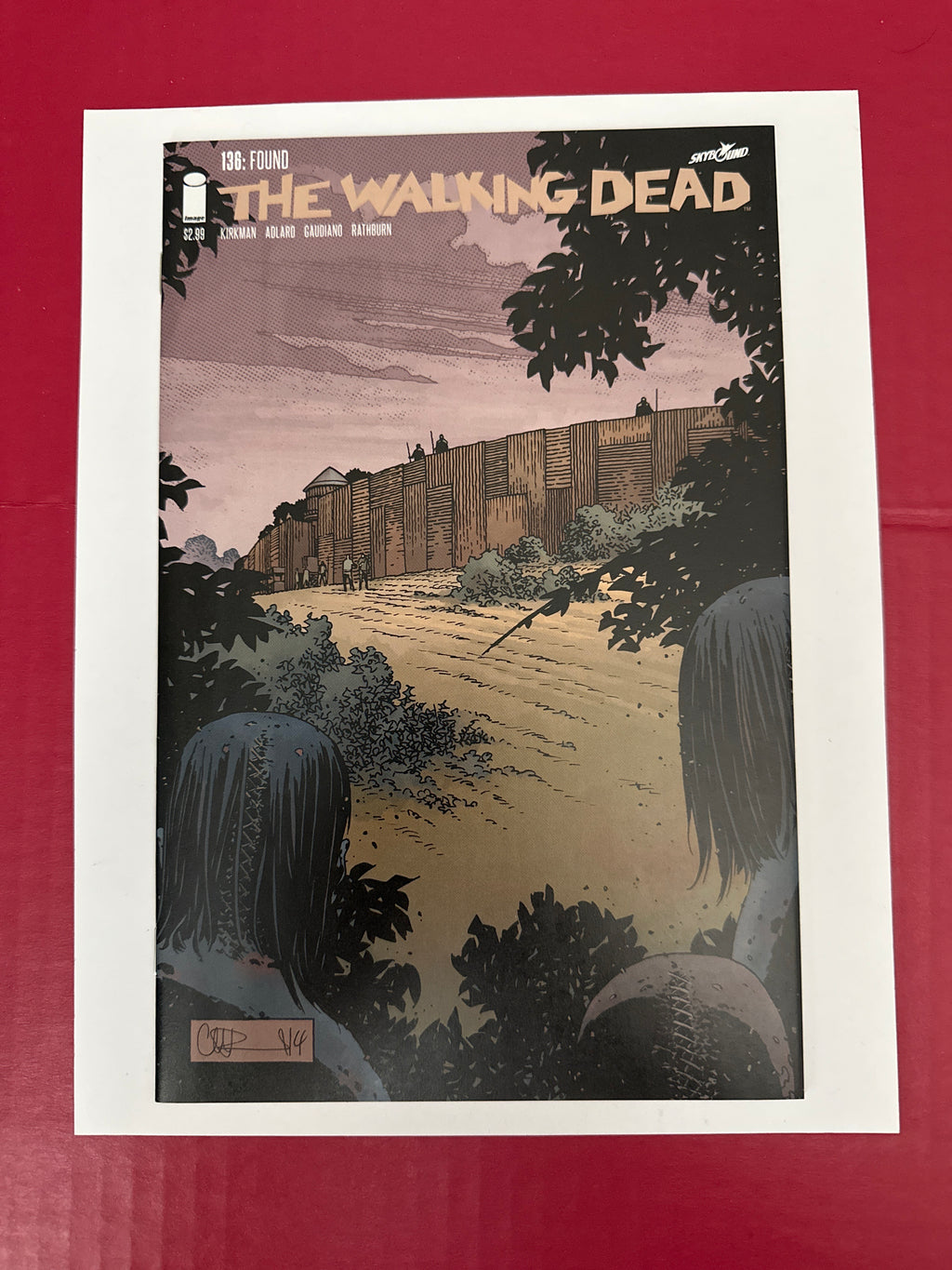 The Walking Dead #136 (Image Comics 2015) Charlie Adlard & Dave Stewart Cover by Ugly Monkey Comics