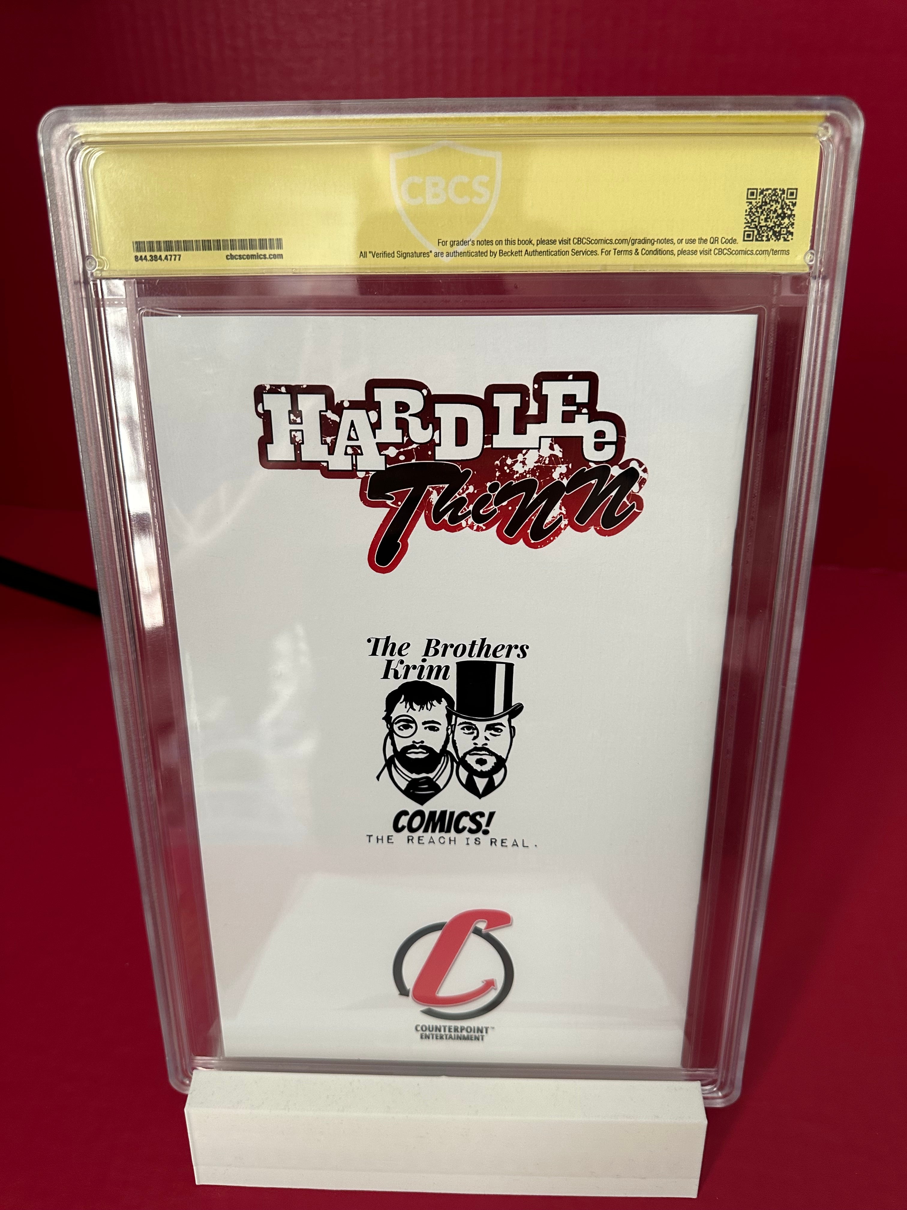 Hardlee Thinn #nn (2020) Brothers Kris Virgin Variant Marat Mychaels Witnessed Signature CBCS 9.8 by Ugly Monkey Comics