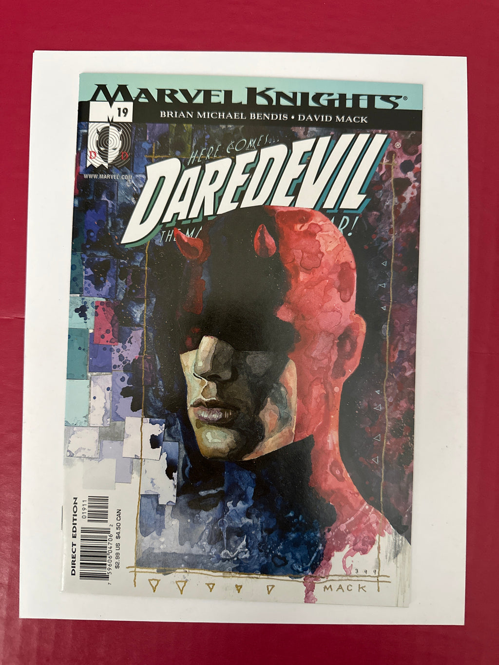 Daredevil, Vol. 2 #19A (2001 Marvel Comics) by Ugly Monkey Comics