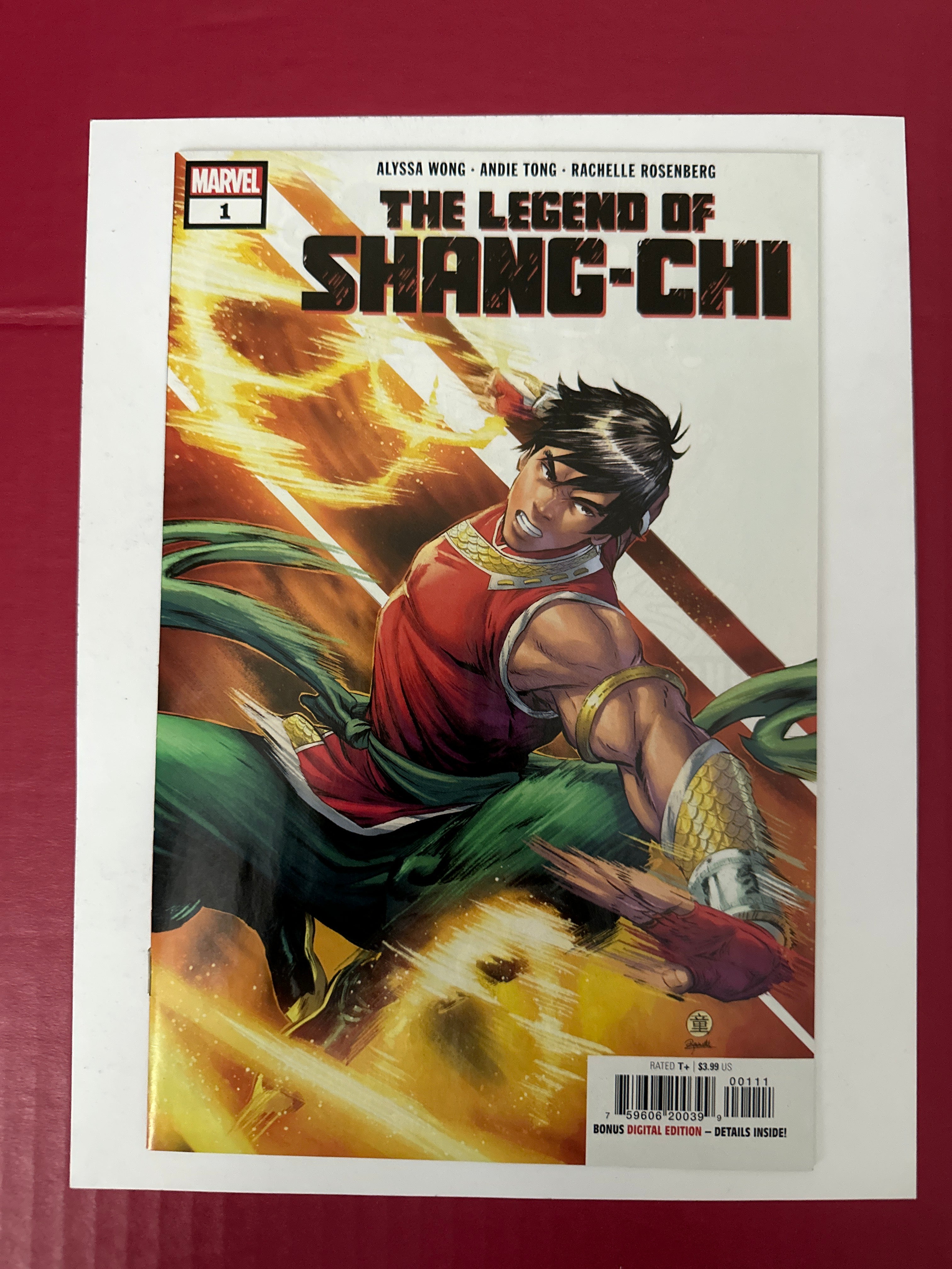 Legend of Shang-Chi #1A (Marvel Comics 2021) Regular Andie Tong Cover by Ugly Monkey Comics