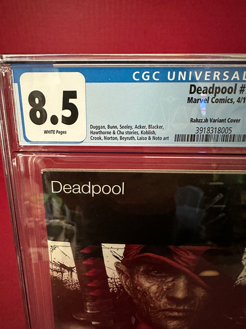 Deadpool, Vol. 5 #7 (2016) CGC 8.5 Variant Marvel Hip-Hop Cover by Ugly Monkey Comics