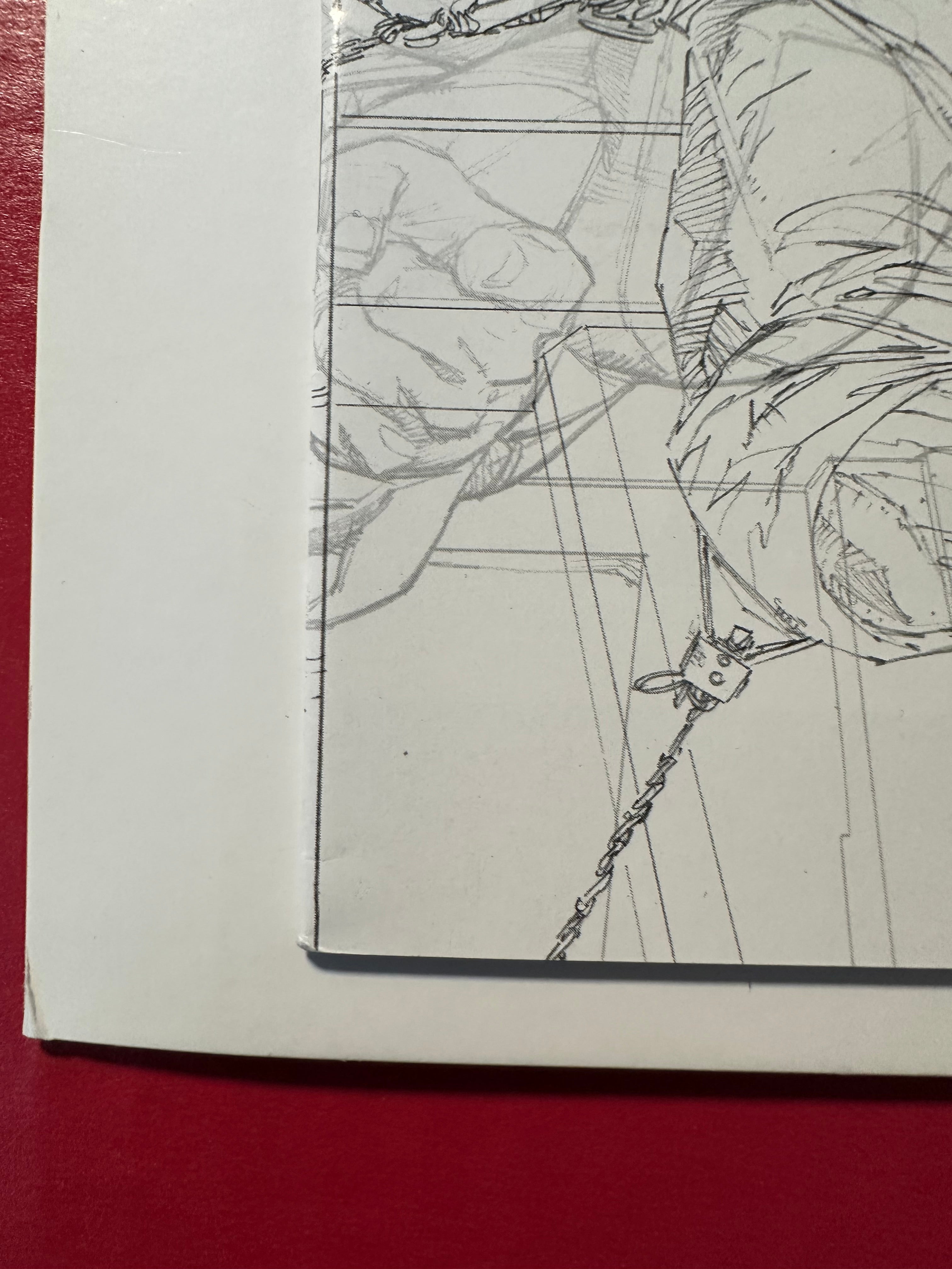 Superman, Vol. 3 #15 (2013) Incentive Sketch Variant (1:25) Triple Signed