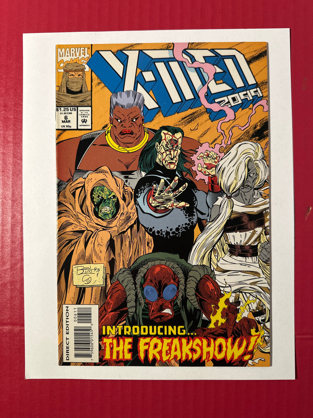X-Men 2099 #6A (Marvel Comics 1994) Direct Edition by Ugly Monkey Comics