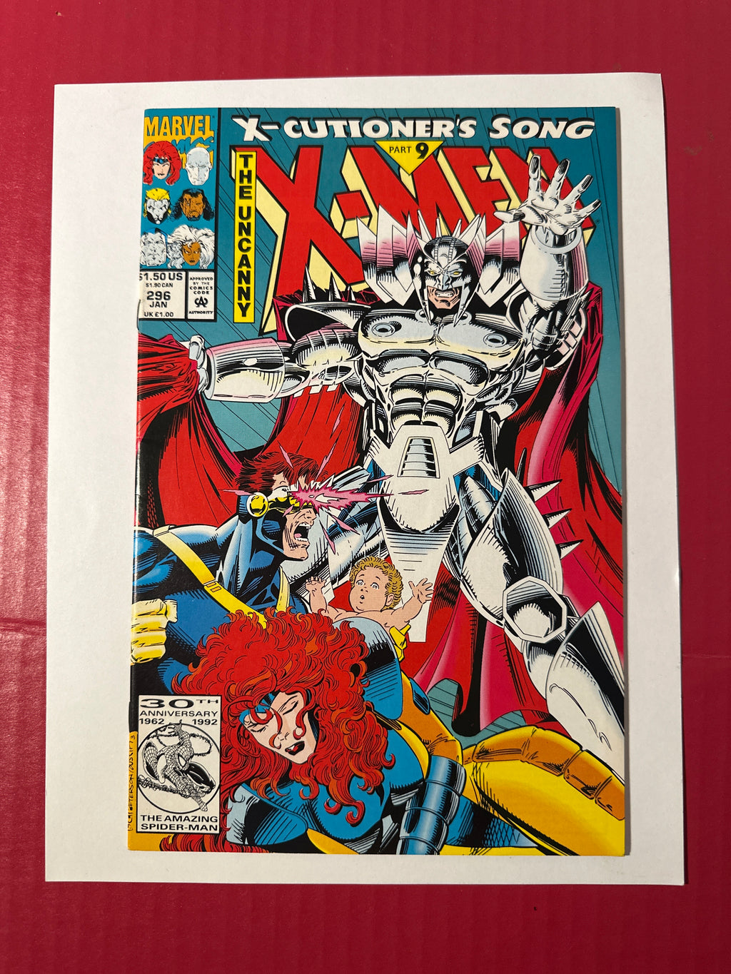 The Uncanny X-Men, Vol. 1 #296 (Marvel Comics 1992) Direct Edition by Ugly Monkey Comics