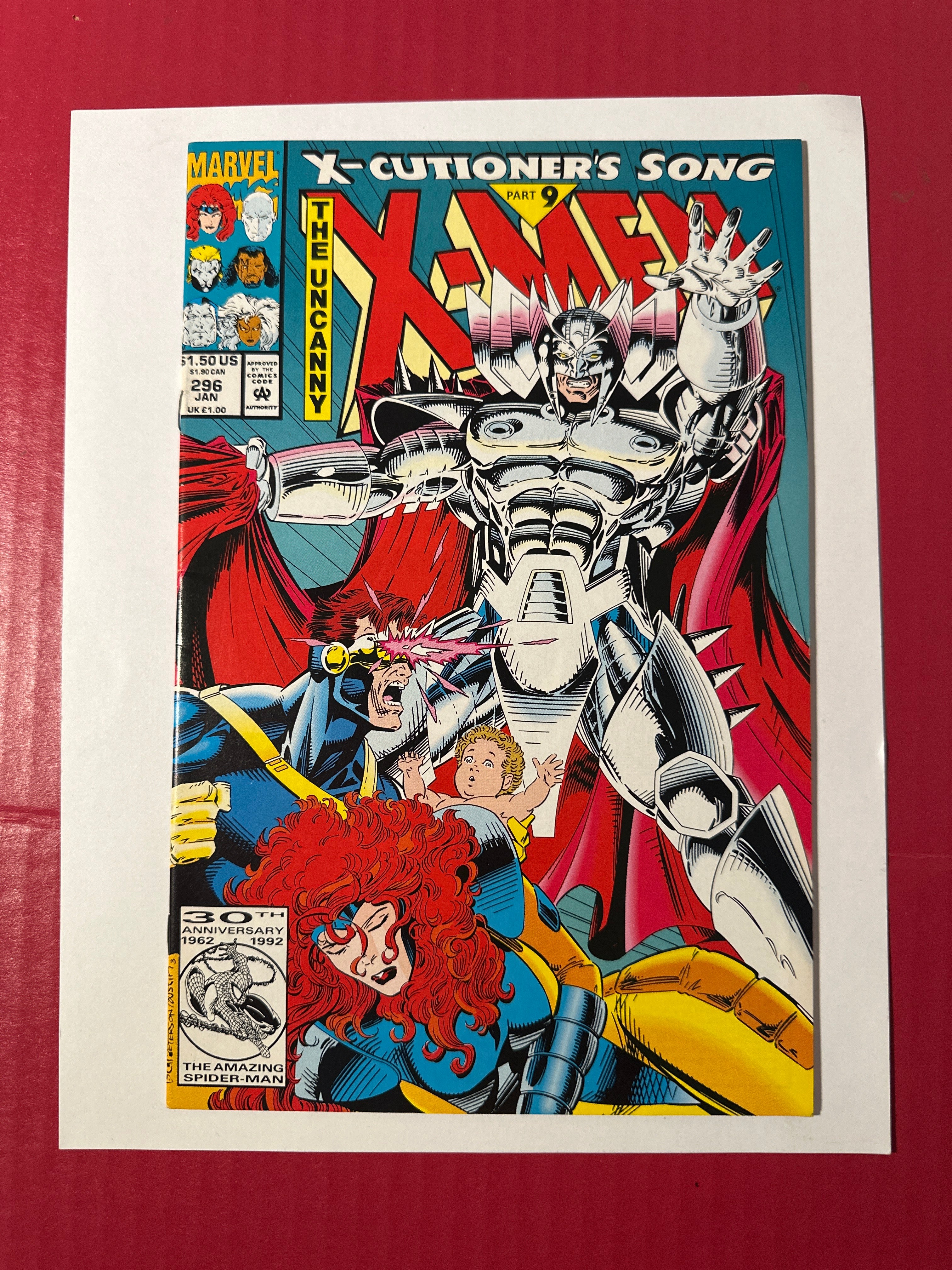 The Uncanny X-Men, Vol. 1 #296 (Marvel Comics 1992) Direct Edition by Ugly Monkey Comics