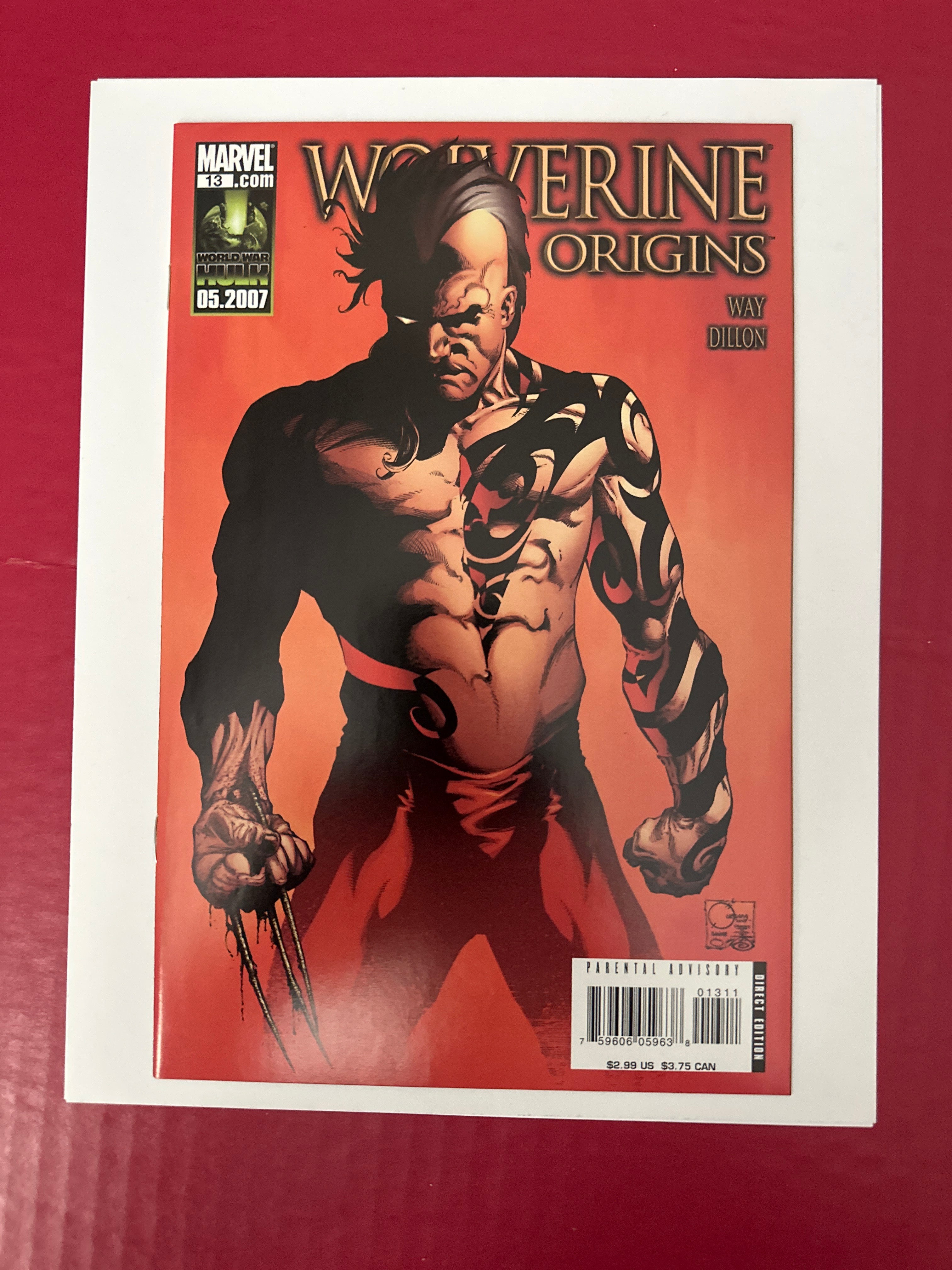 Wolverine: Origins #13A (2007) 1st full cover app. Daken by Ugly Monkey Comics