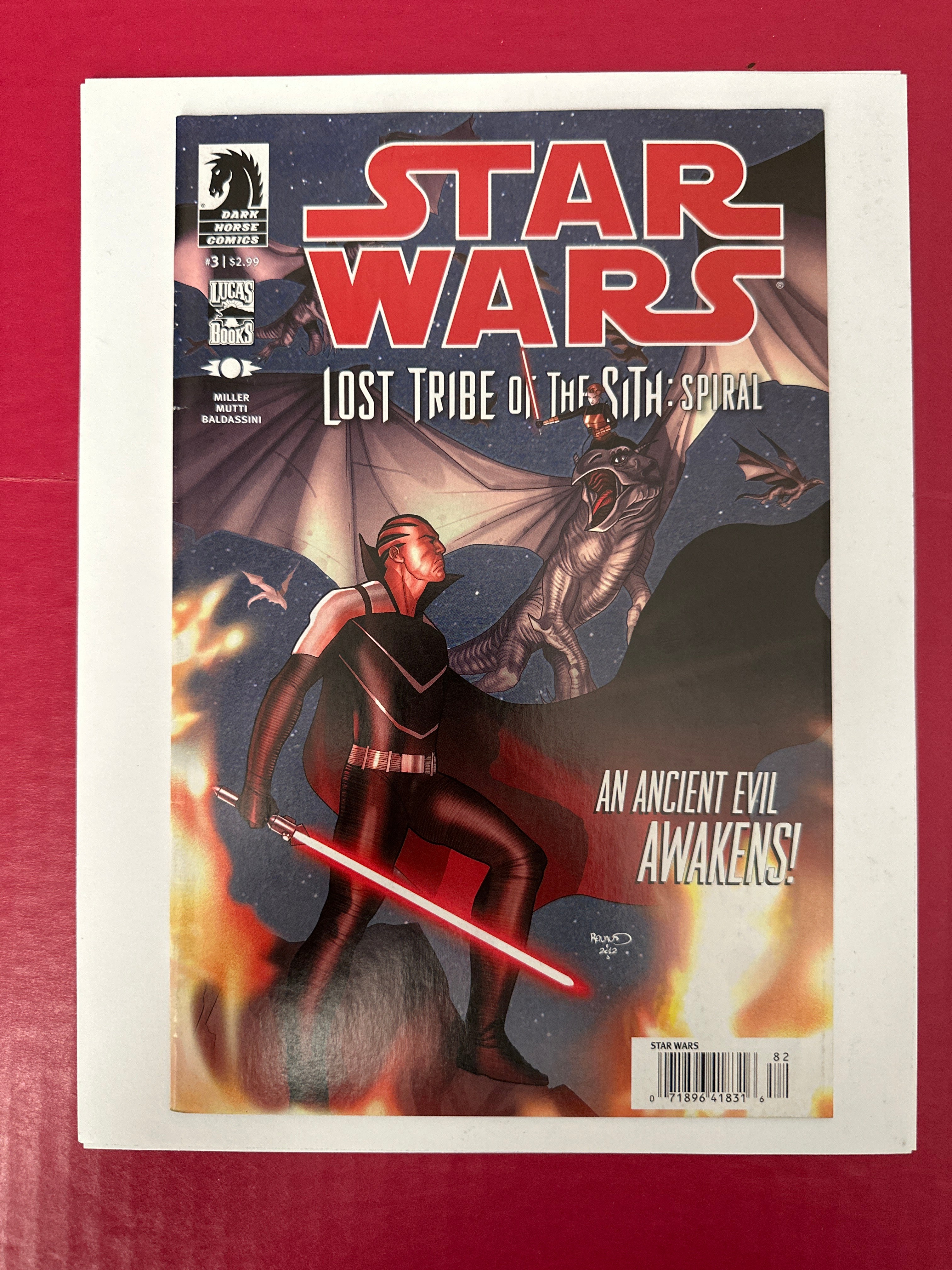 Star Wars: Lost Tribe of the Sith--Spiral #3 (Dark Horse Comics 2012) by Ugly Monkey Comics