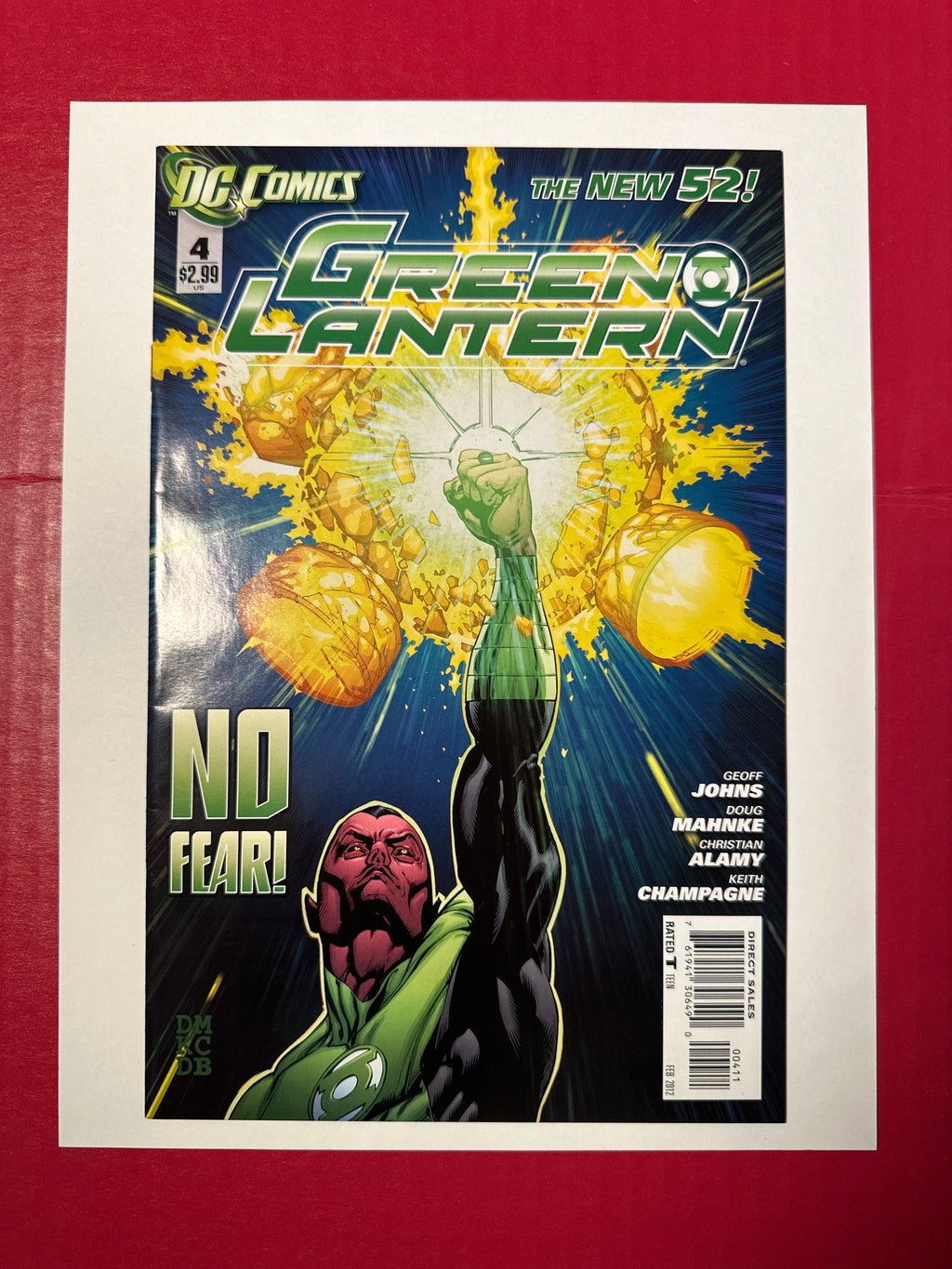 Green Lantern, Vol. 5 #4 (DC Comics 2011) Doug Mahnke Regular by Ugly Monkey Comics