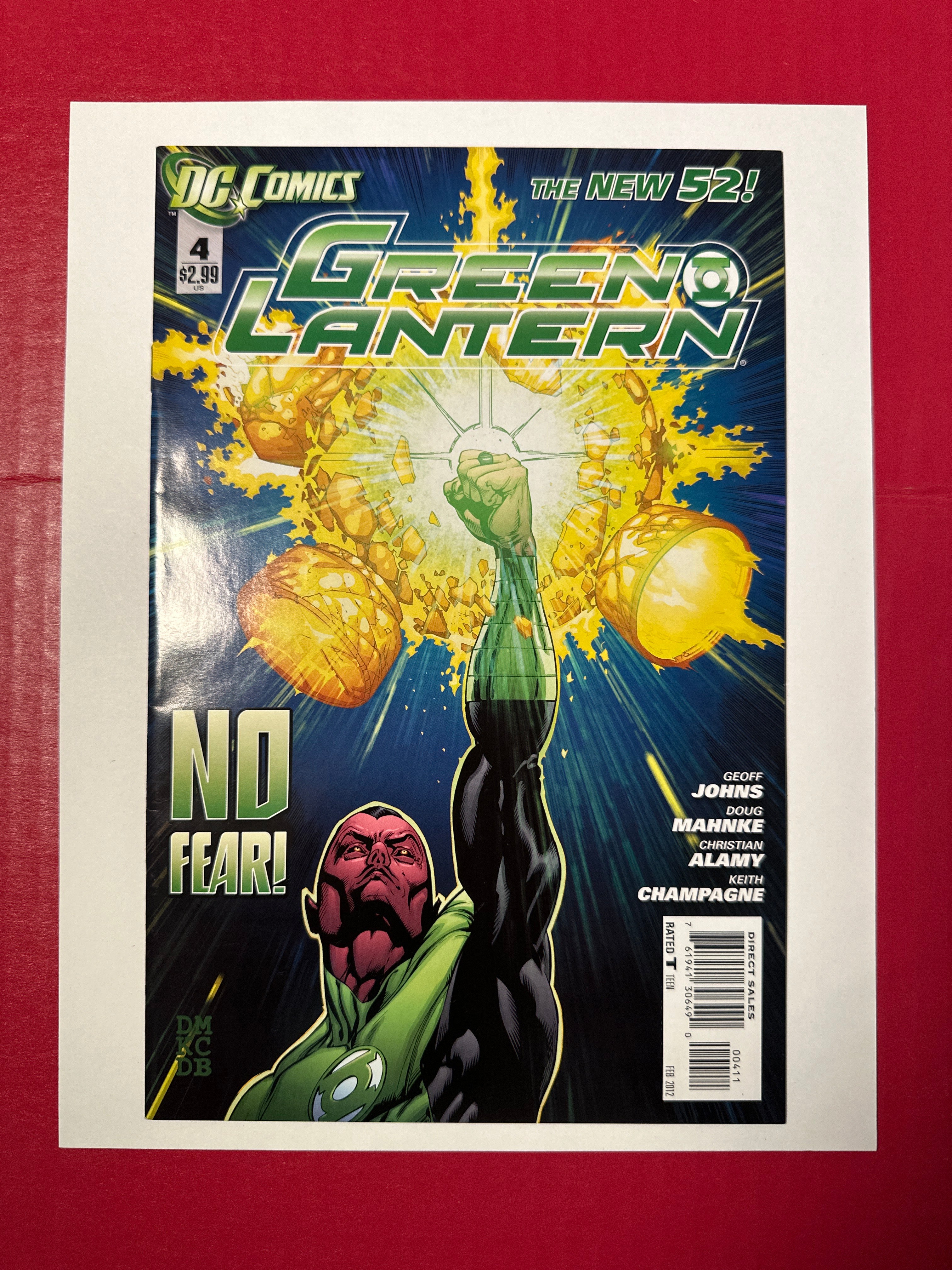 Green Lantern, Vol. 5 #4 (DC Comics 2011) Doug Mahnke Regular by Ugly Monkey Comics