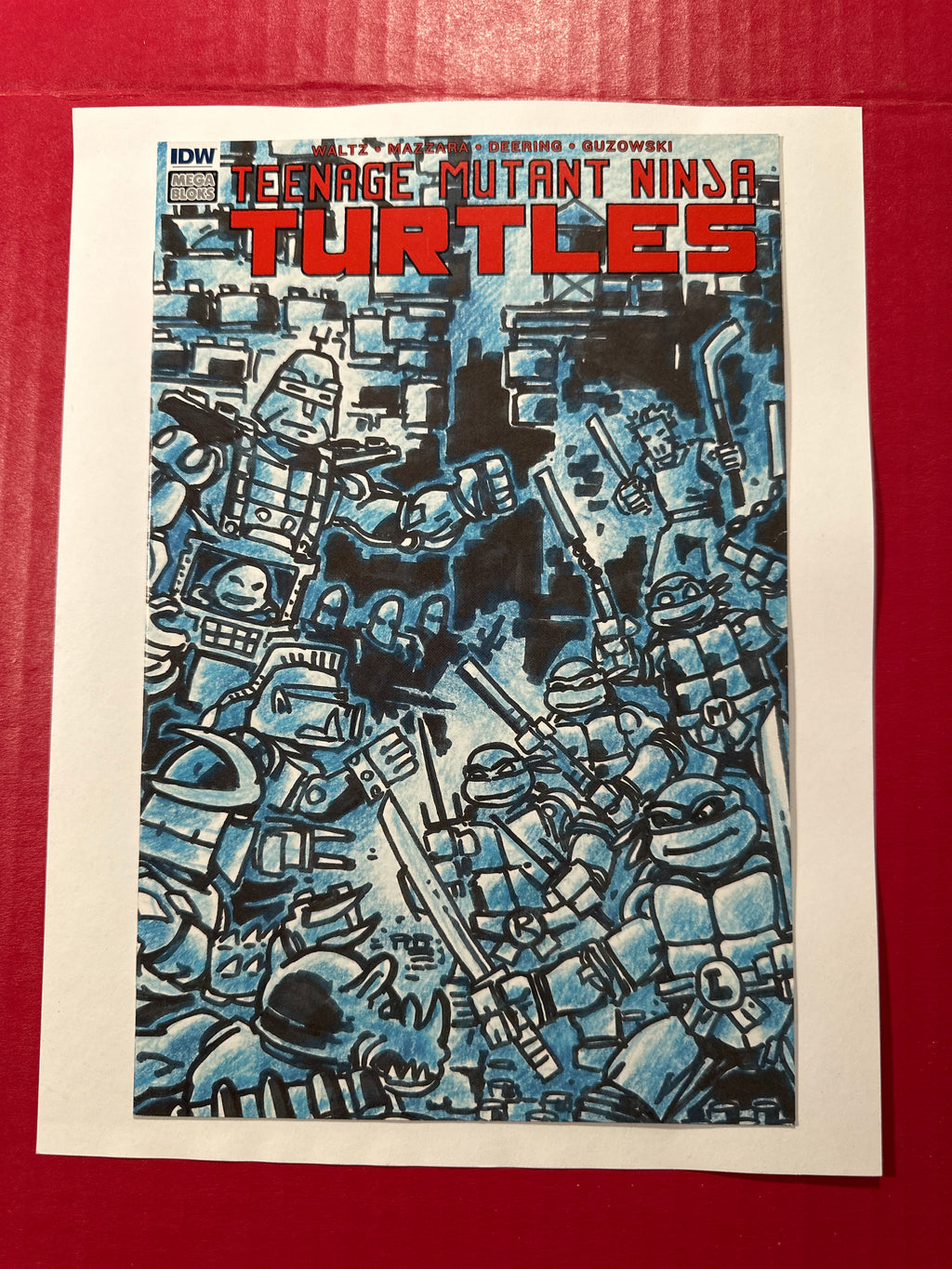 Teenage Mutant Ninja Turtles: Mega Bloks SDCC Exclusive (IDW Publishing 2016) by Ugly Monkey Comics
