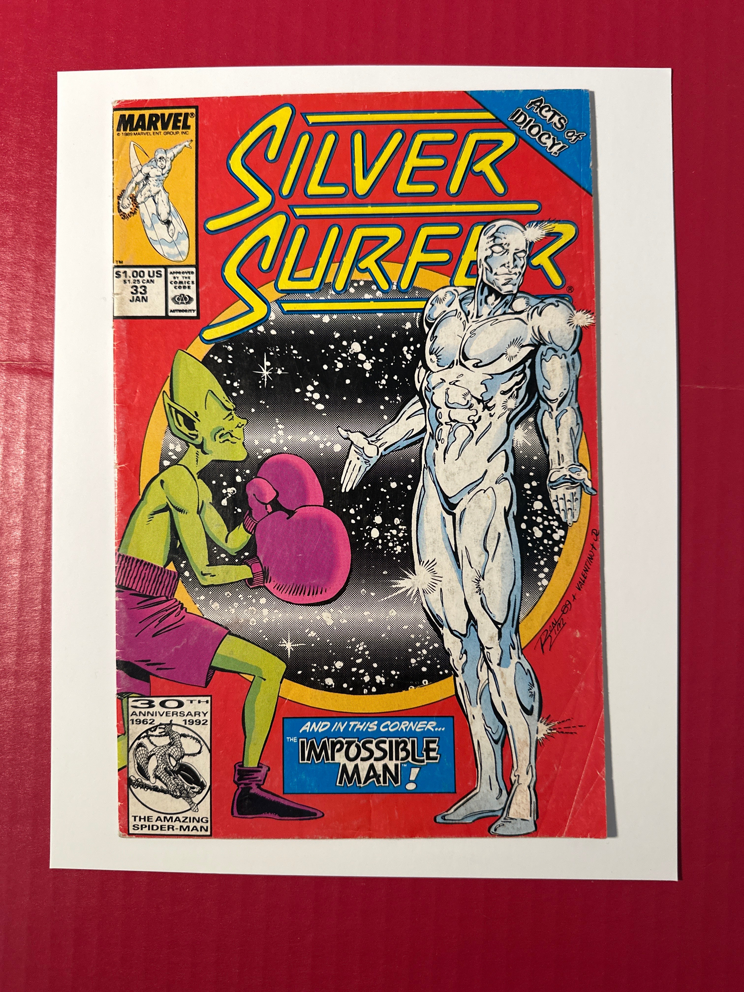 Silver Surfer, Vol. 3 #33 (Marvel Comics 1989) Direct Edition by Ugly Monkey Comics