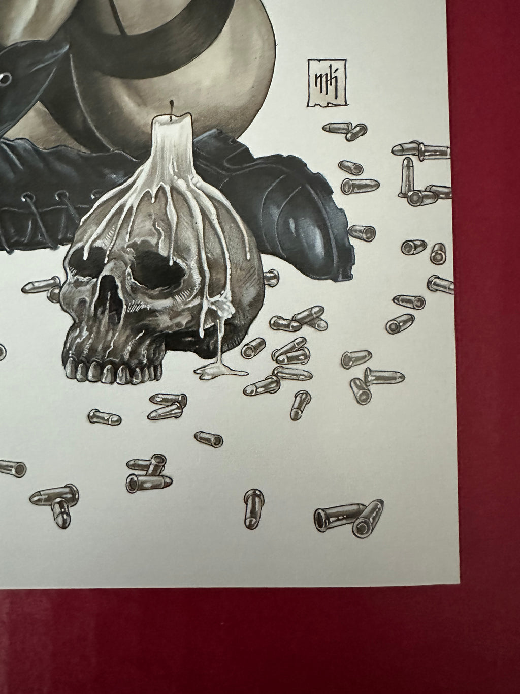 La Muerta: Retribution #1 (2018) Variant Mike Krome Naughty Maria Cover Signed with COA