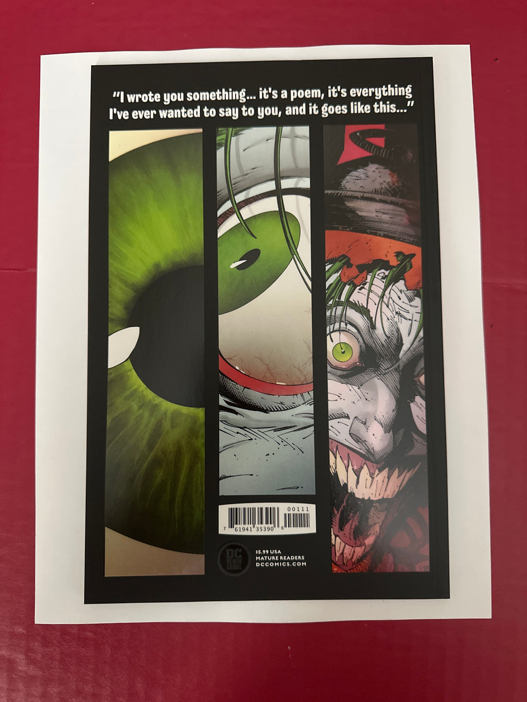 Batman: Last Knight On Earth #1A (DC Comics 2019) 1st mention of Omega by Ugly Monkey Comics