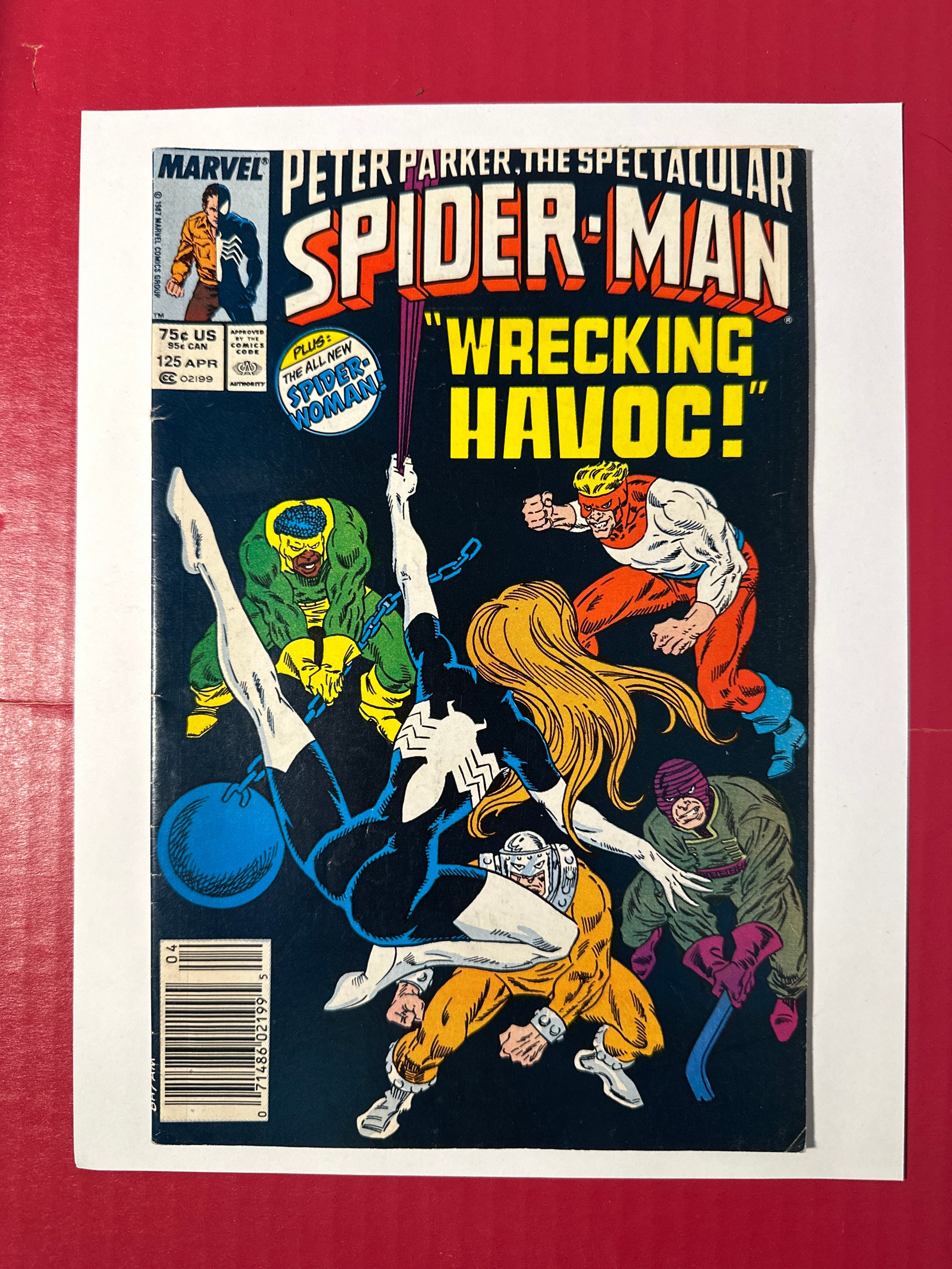 The Spectacular Spider-Man, Vol. 1 #125 (Marvel Comics 1987) Newsstand Edition by Ugly Monkey Comics
