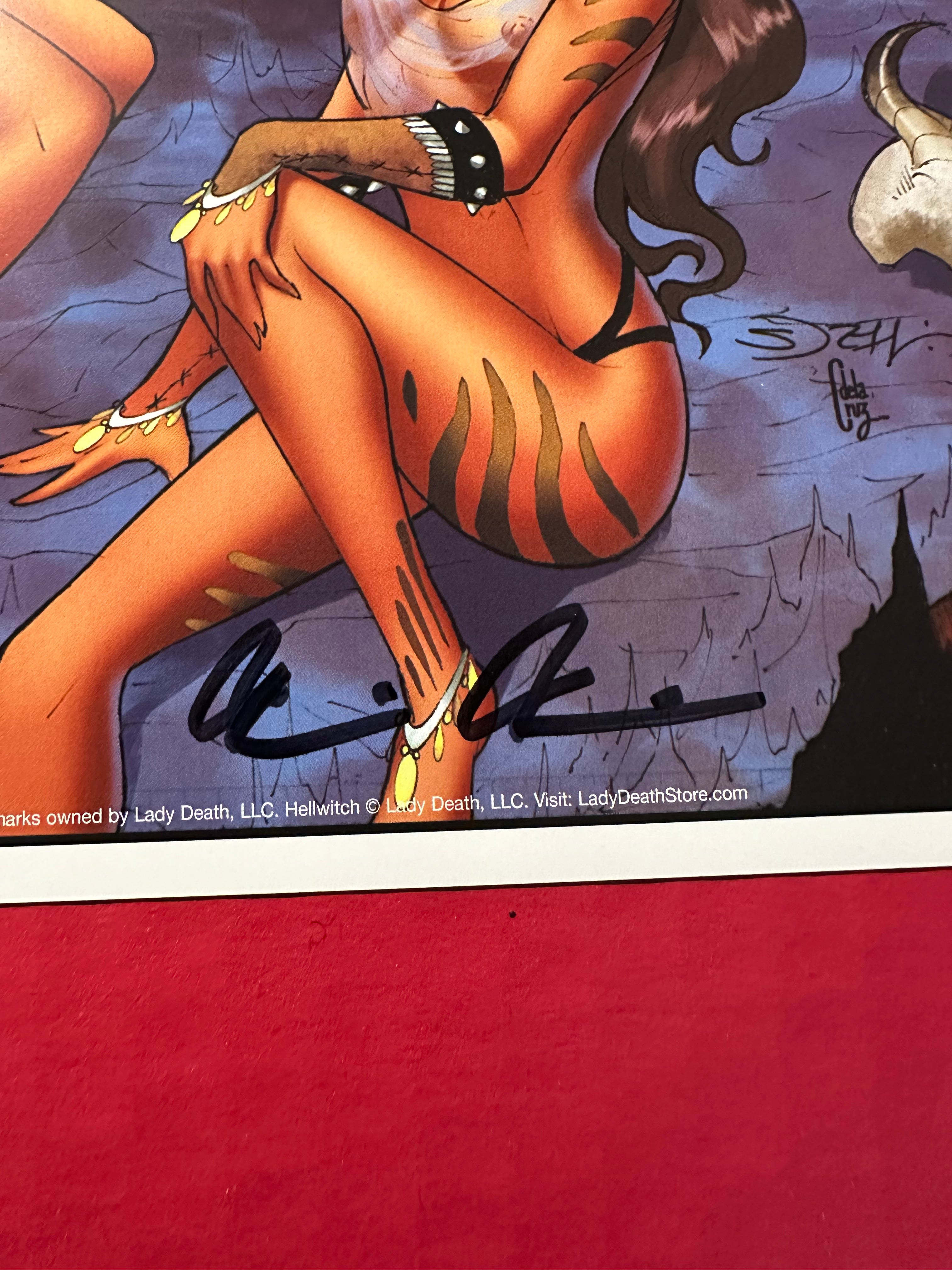 Hellwitch: Hellbourne 11x17 Poster Signed by Sorah Suhng and Brian Pulido
