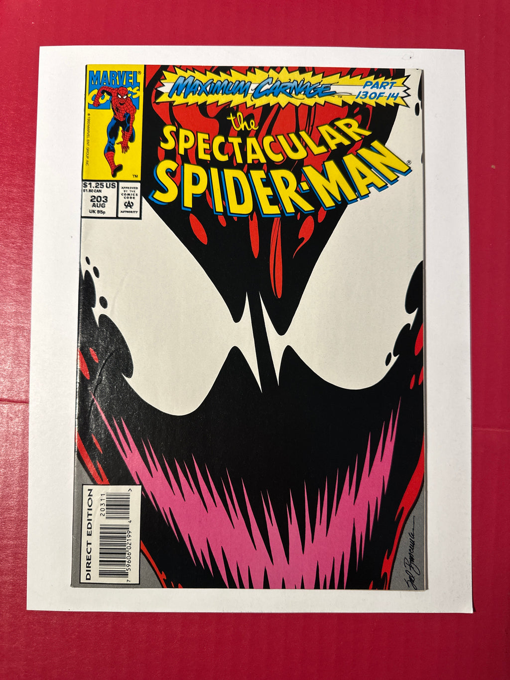 The Spectacular Spider-Man, Vol. 1 #203 (Marvel Comics 1993) Direct Edition by Ugly Monkey Comics