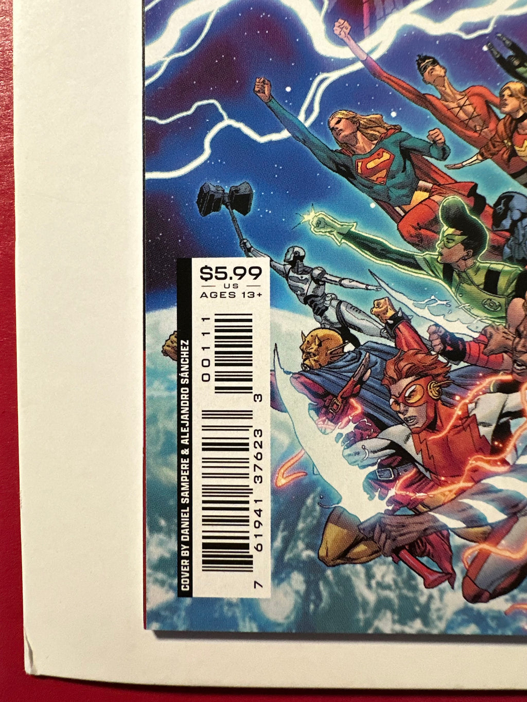 Dark Crisis, Vol. 1 #1 (2022) Regular Daniel Sampere Wraparound Cover Signed by Joshua Williamson by Ugly Monkey Comics