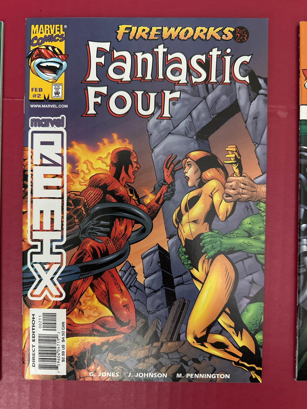 Lot of 3 Fantastic Four: Fireworks Comics #1, 2, 3 (Marvel Comics 1998) by Ugly Monkey Comics