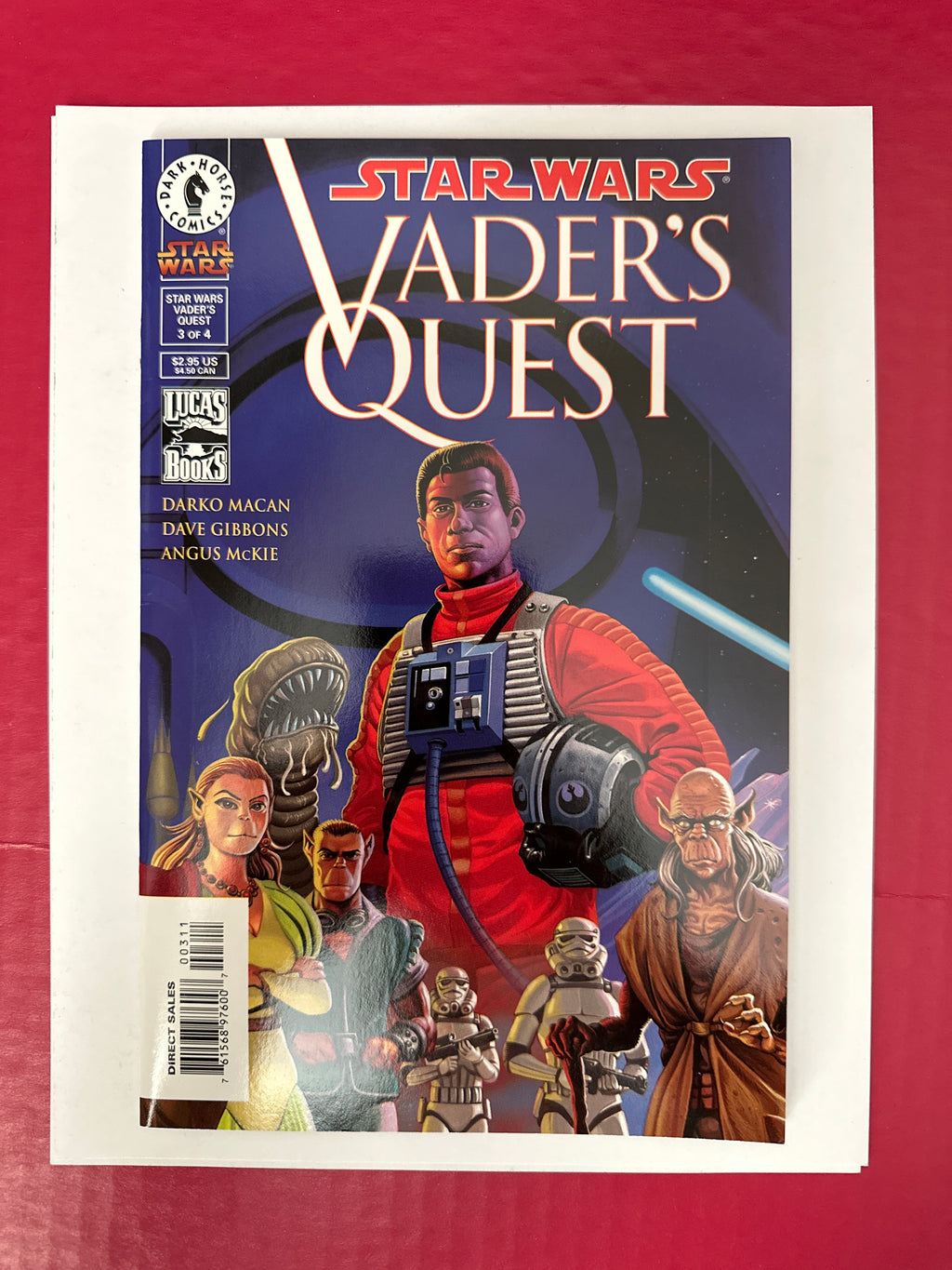 Star Wars Vader's Quest 3A Dark Horse Comics 1999 Collectors Edition by Ugly Monkey Comics