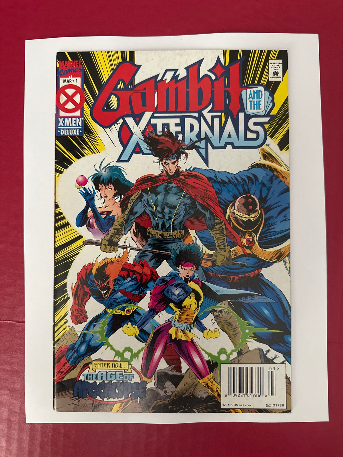 Gambit and the X-Ternals #1B (Marvel Comics 1995) by Ugly Monkey Comics