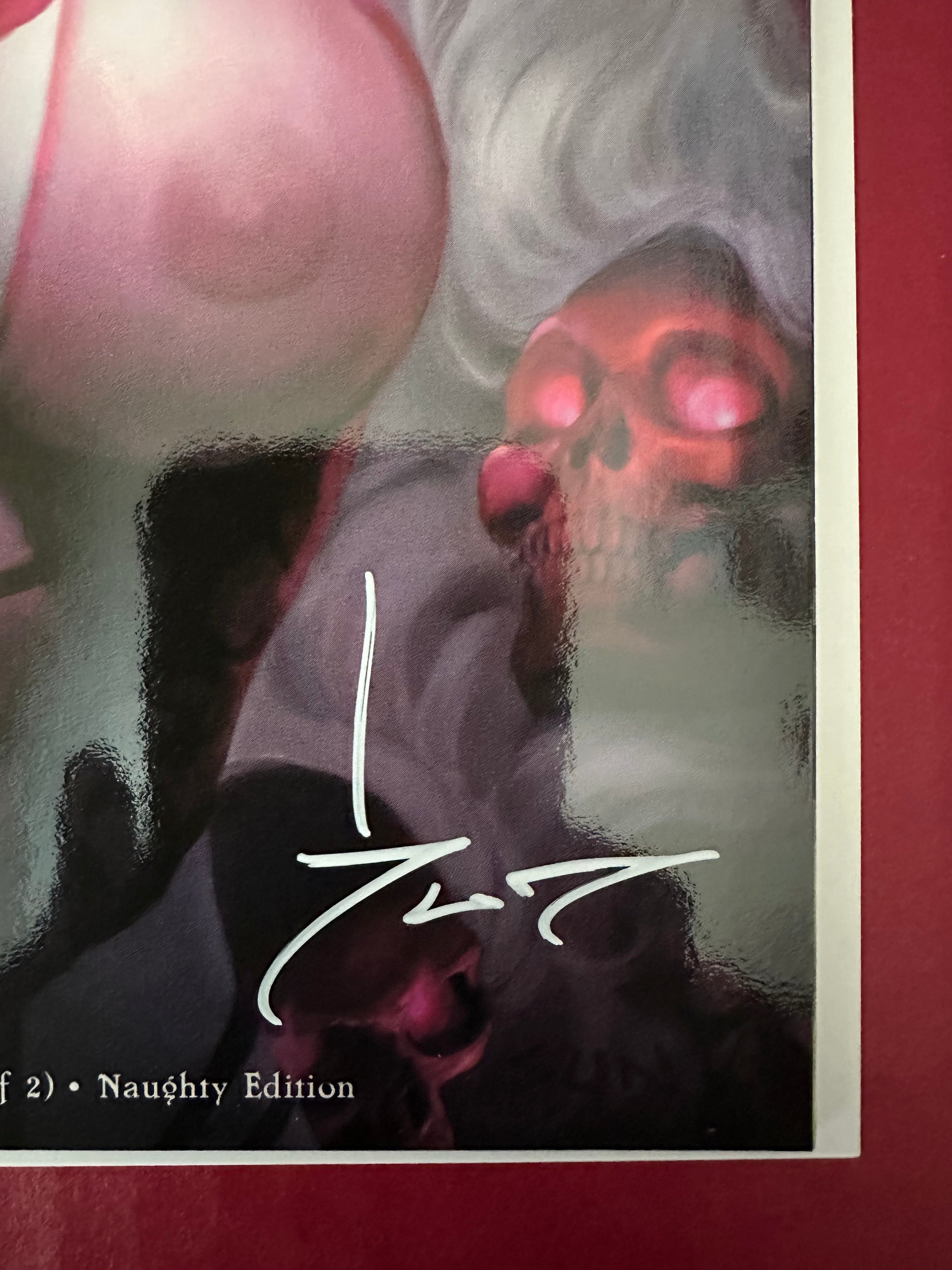 Lady Death: Blasphemy Anthem, Vol. 2 #2 (2021) Naughty Edition Signed by Sun Khamunaki