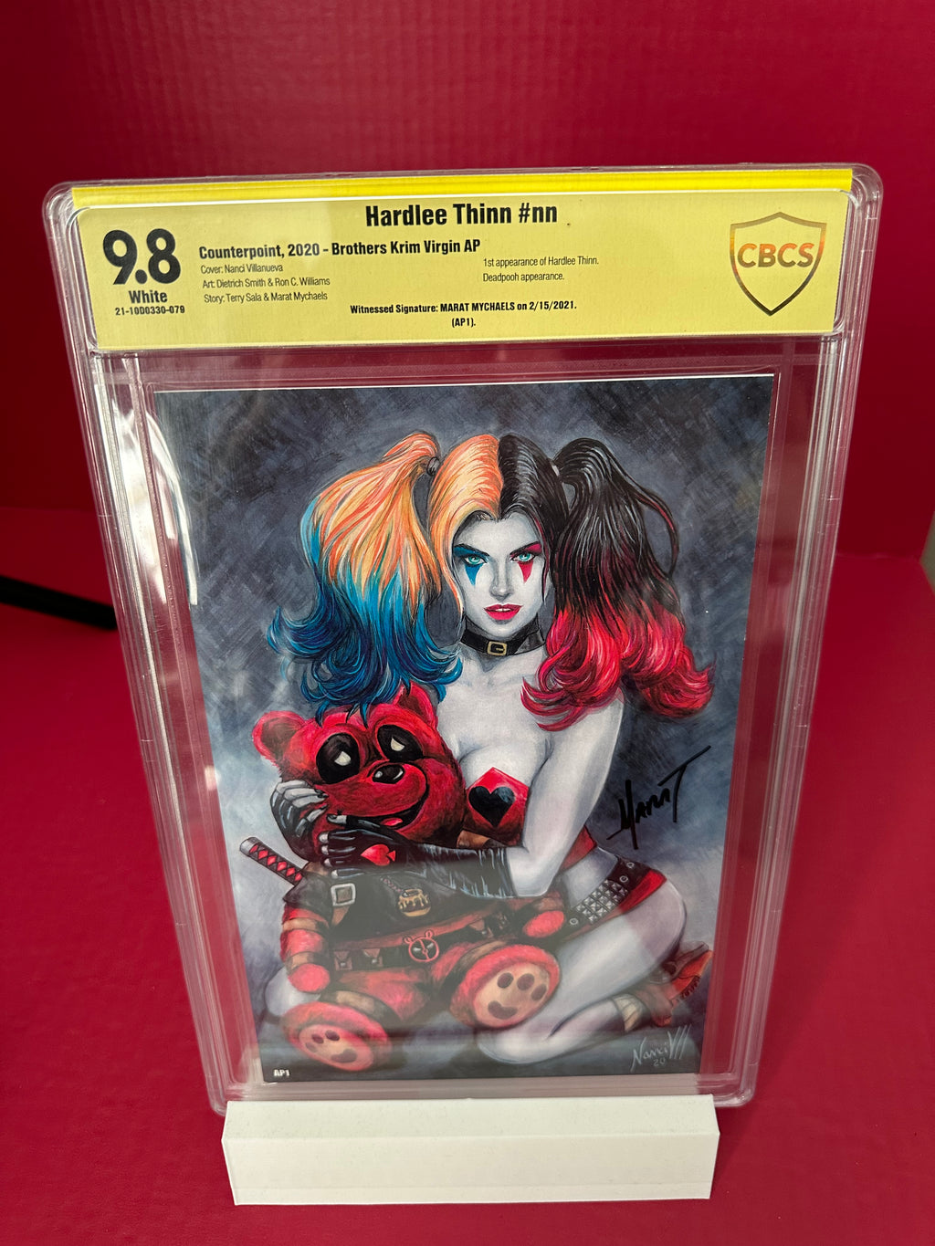 Hardlee Thinn #nn (2020) Brothers Kris Virgin Variant Marat Mychaels Witnessed Signature CBCS 9.8 by Ugly Monkey Comics