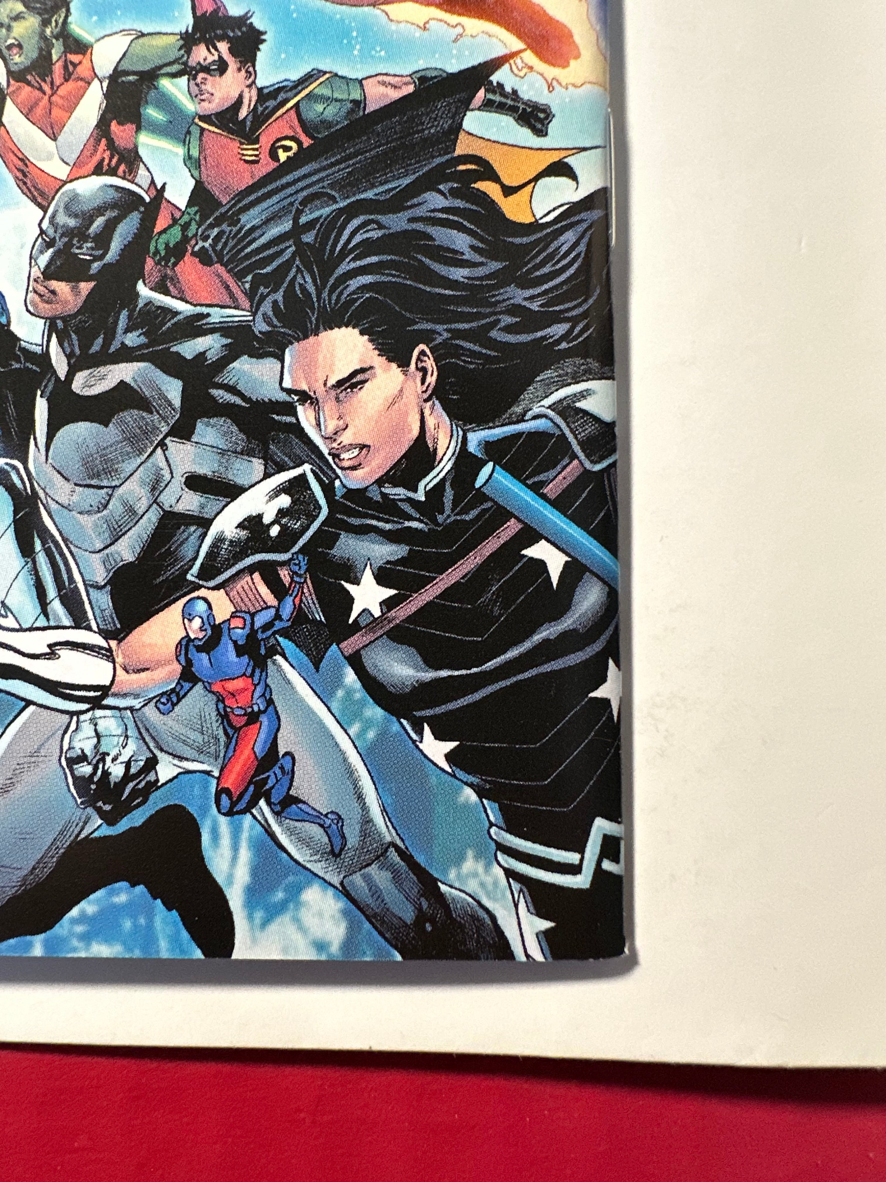 Dark Crisis, Vol. 1 #1 (2022) Regular Daniel Sampere Wraparound Cover Signed by Joshua Williamson by Ugly Monkey Comics