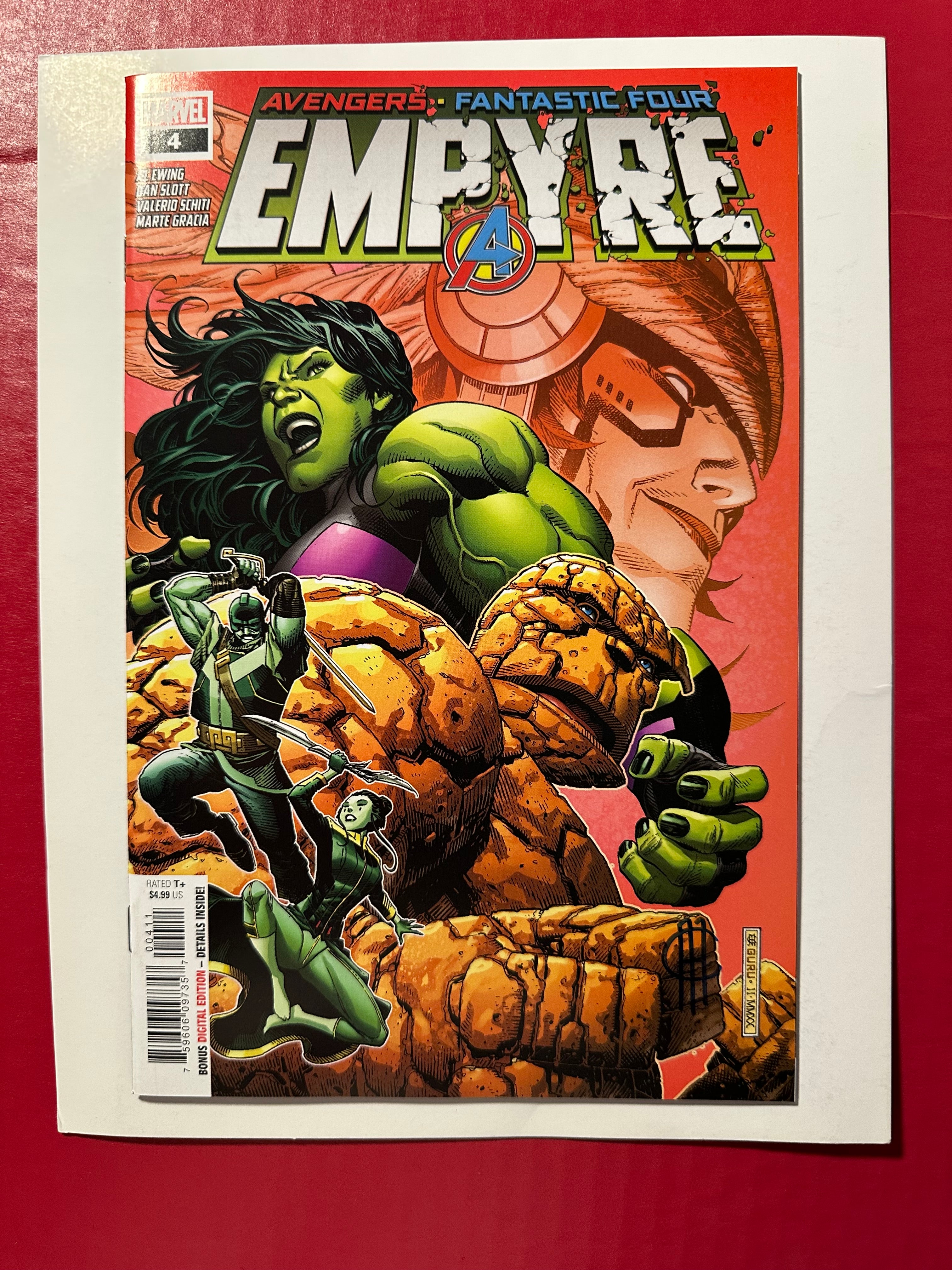 Empyre #4 (2020) Key Signed by Cover Artist Jim Cheung