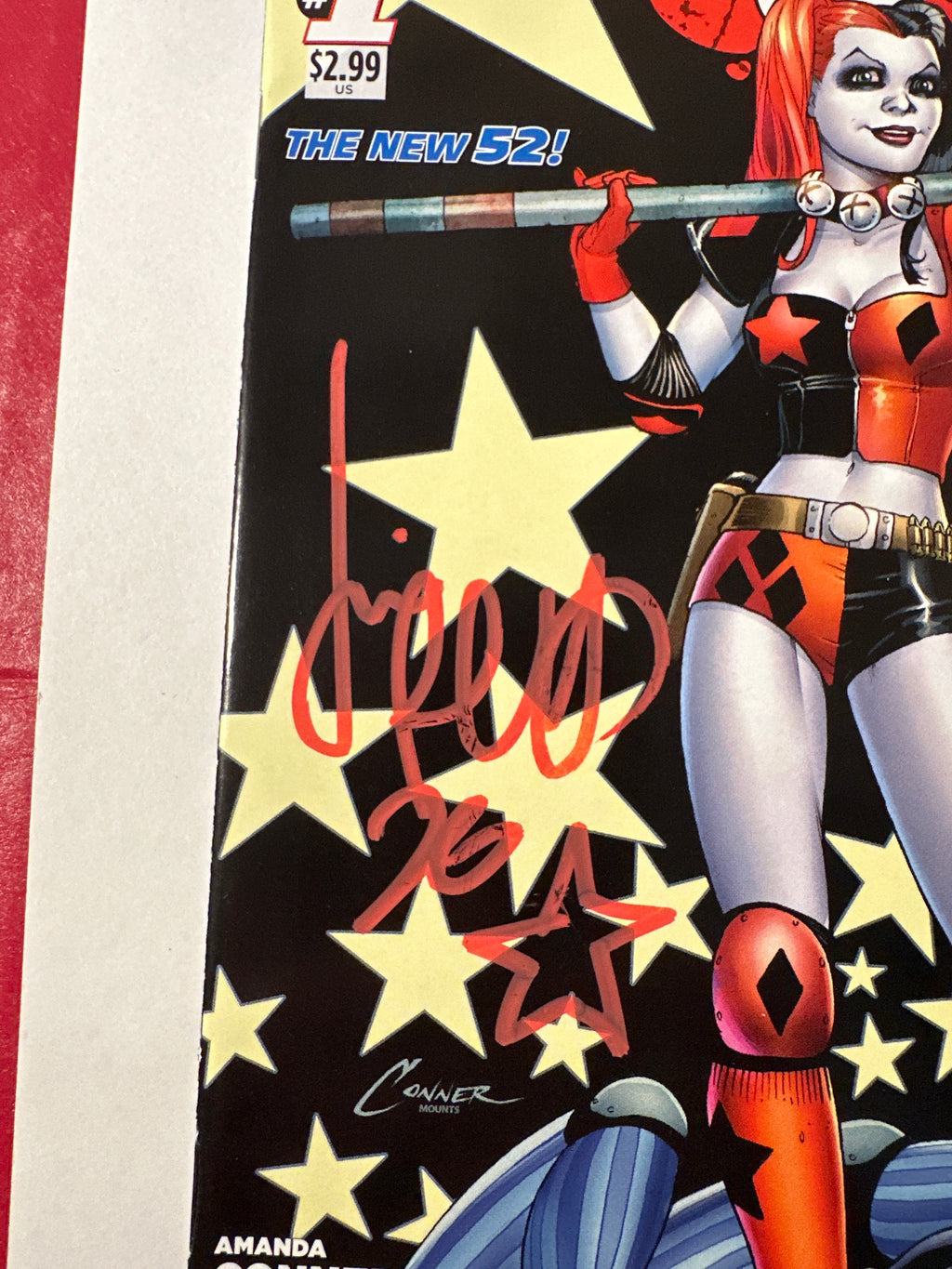 Harley Quinn, Vol. 2 #1A (DC Comics 2013) Double Signed Conner & Palmiotti by Ugly Monkey Comics