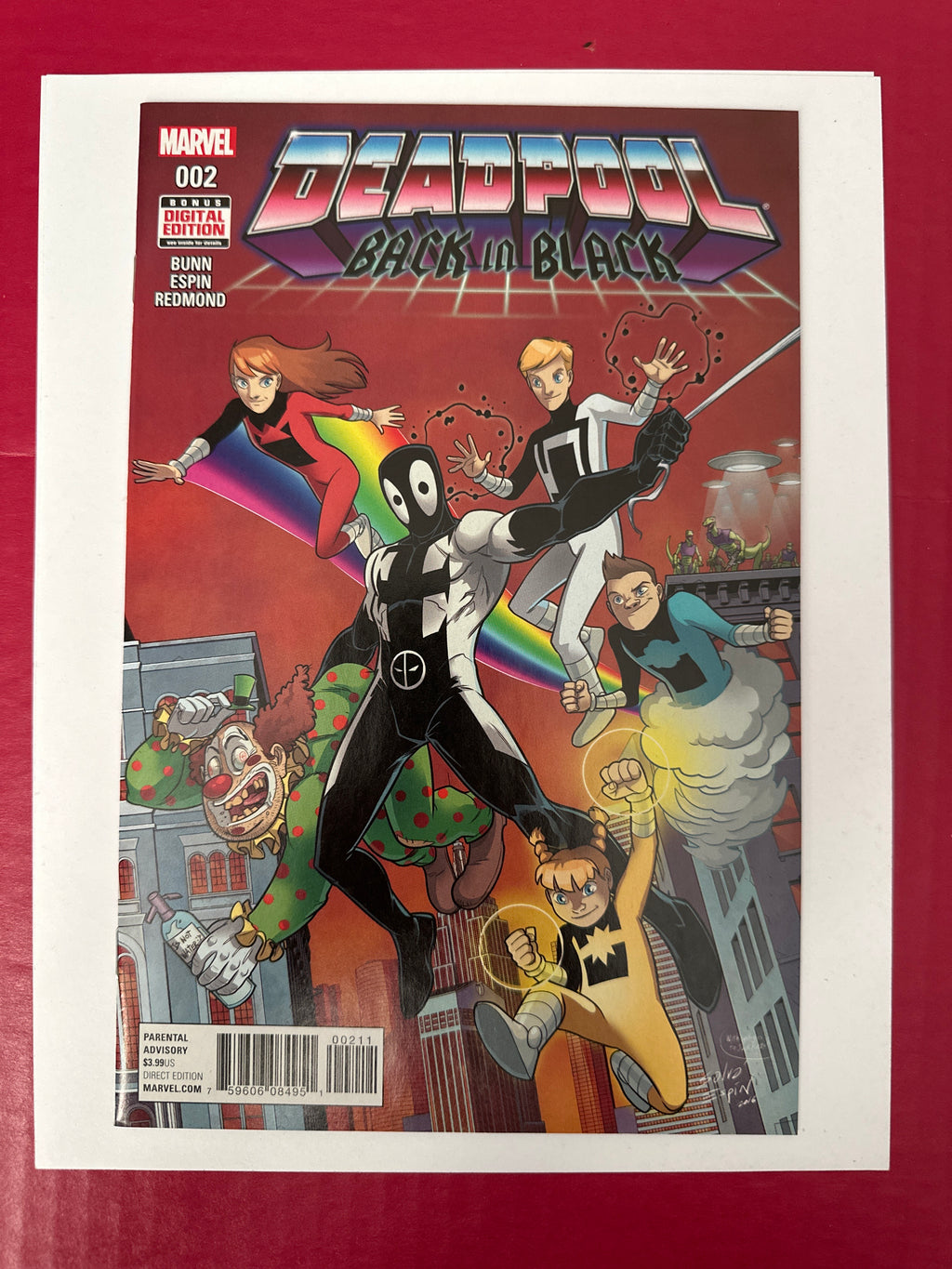 Deadpool: Back In Black #2A (2016 Marvel Comics) by Ugly Monkey Comics